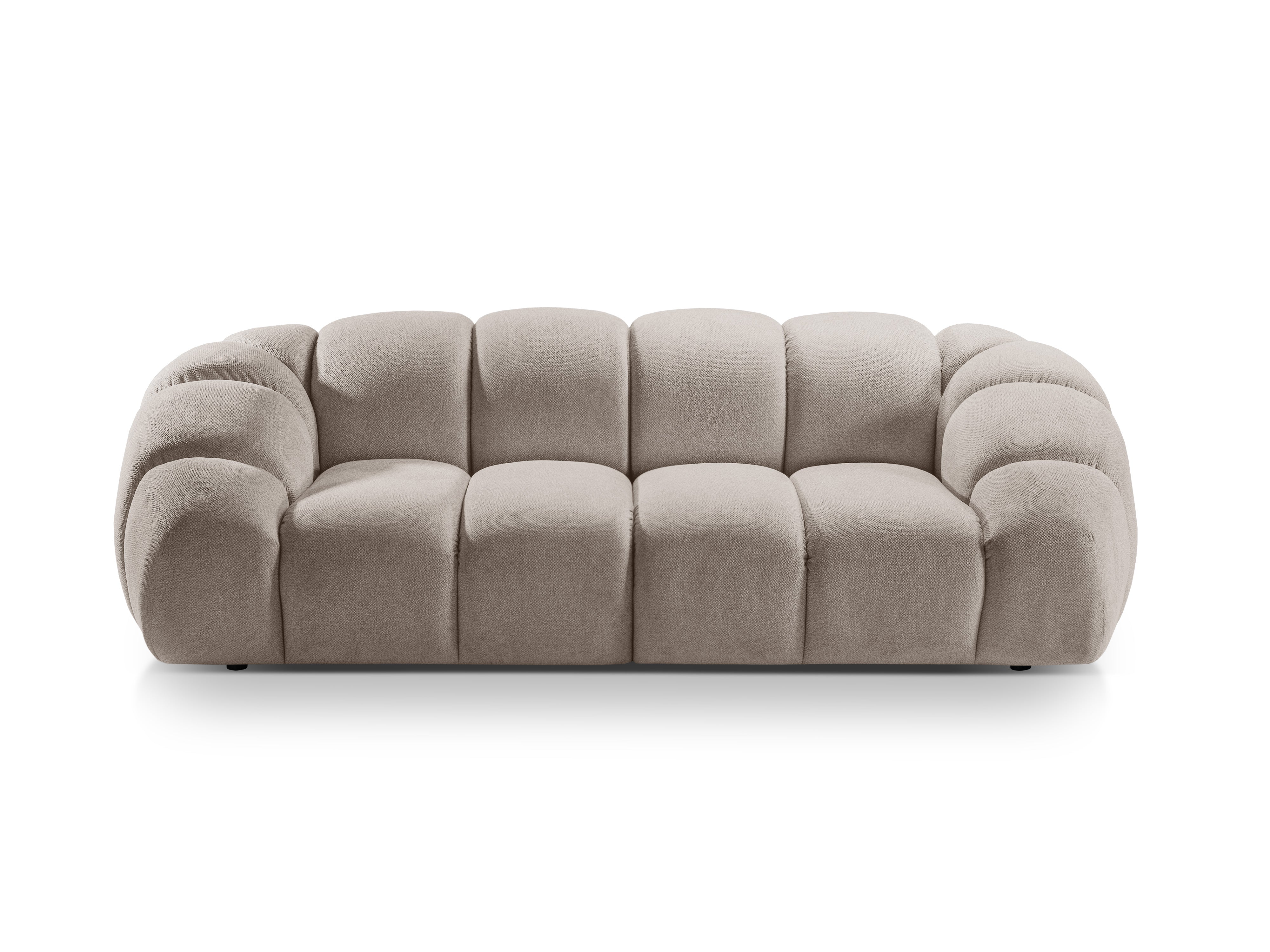 2.5-seater Sofa DIANA dark beige chenille