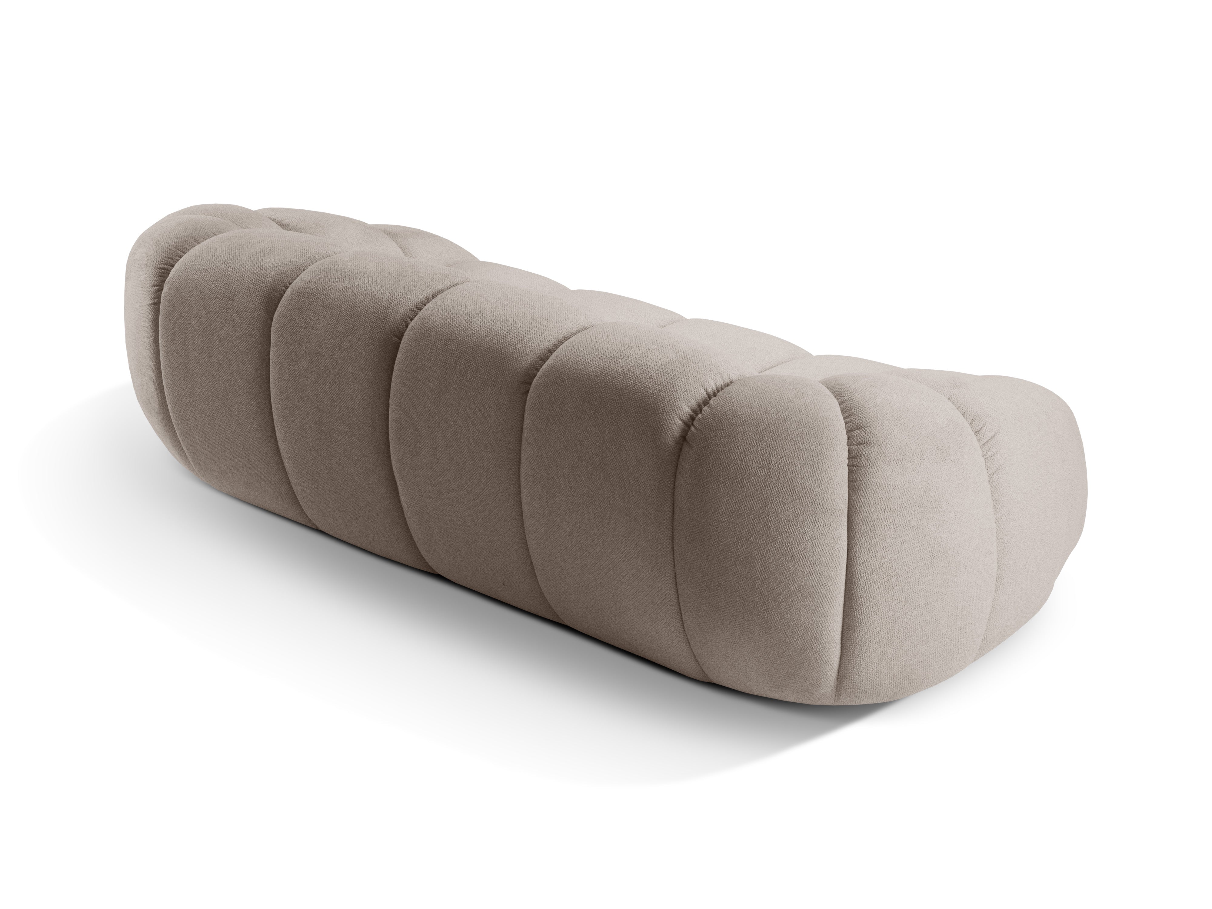 2.5-seater Sofa DIANA dark beige chenille