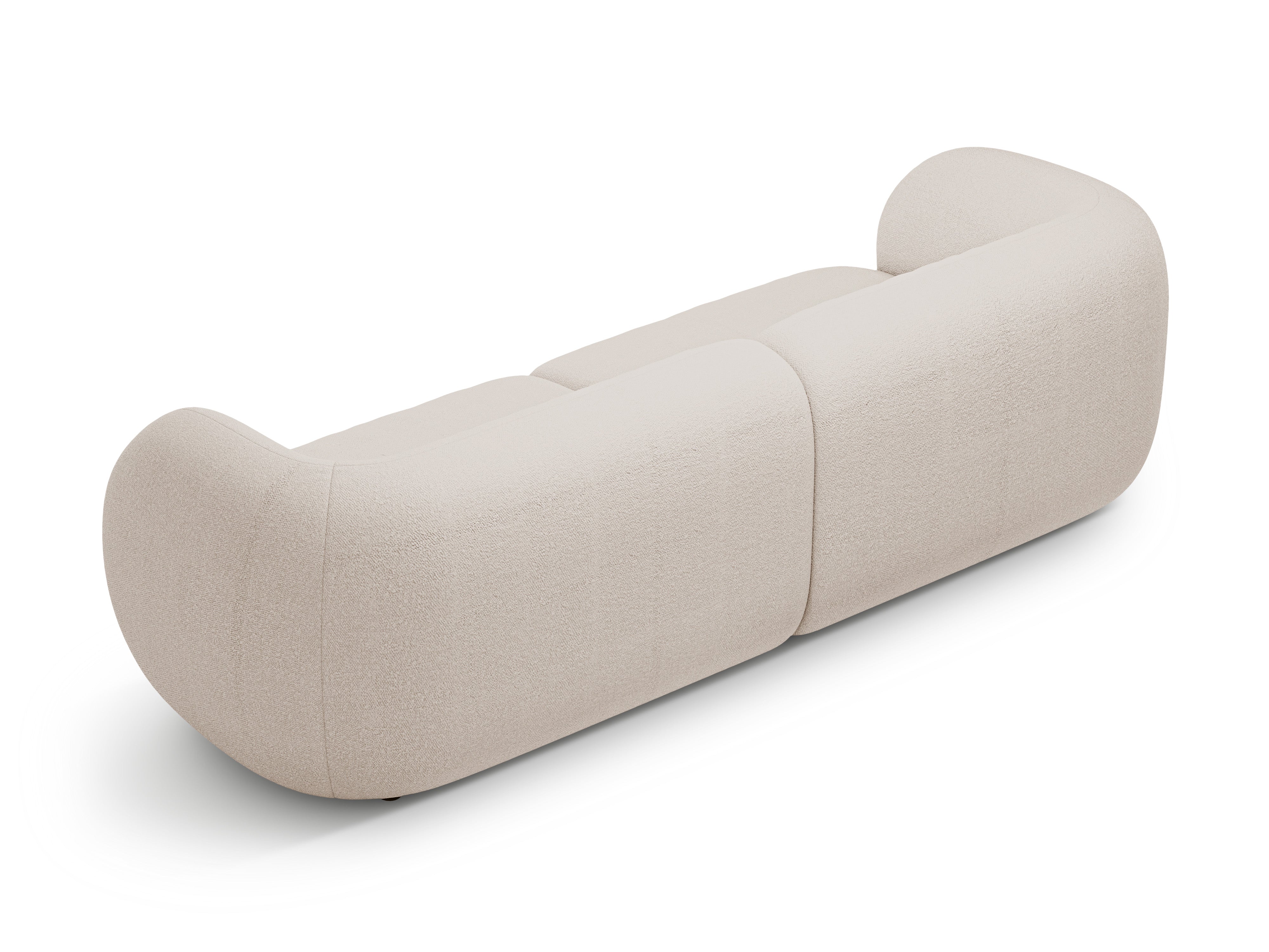 4-seater KATE sofa beige boucle