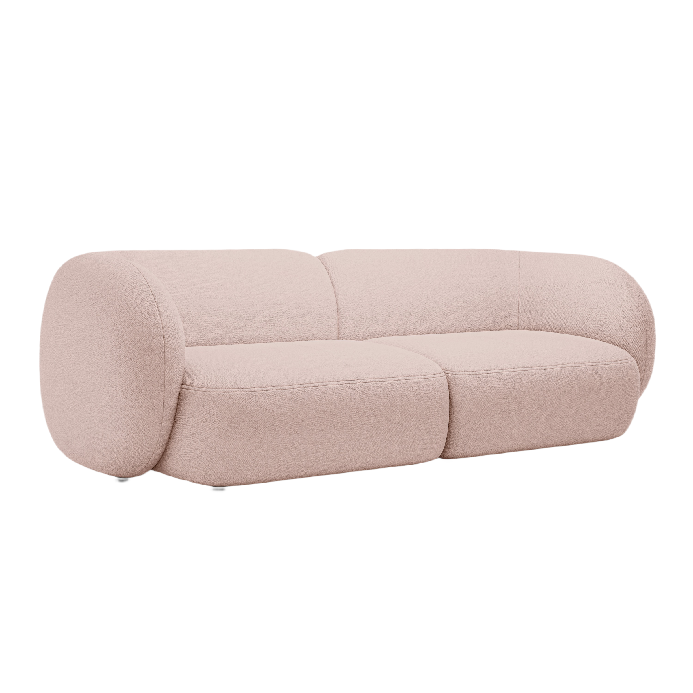 4-seater Sofa KATE pink boucle