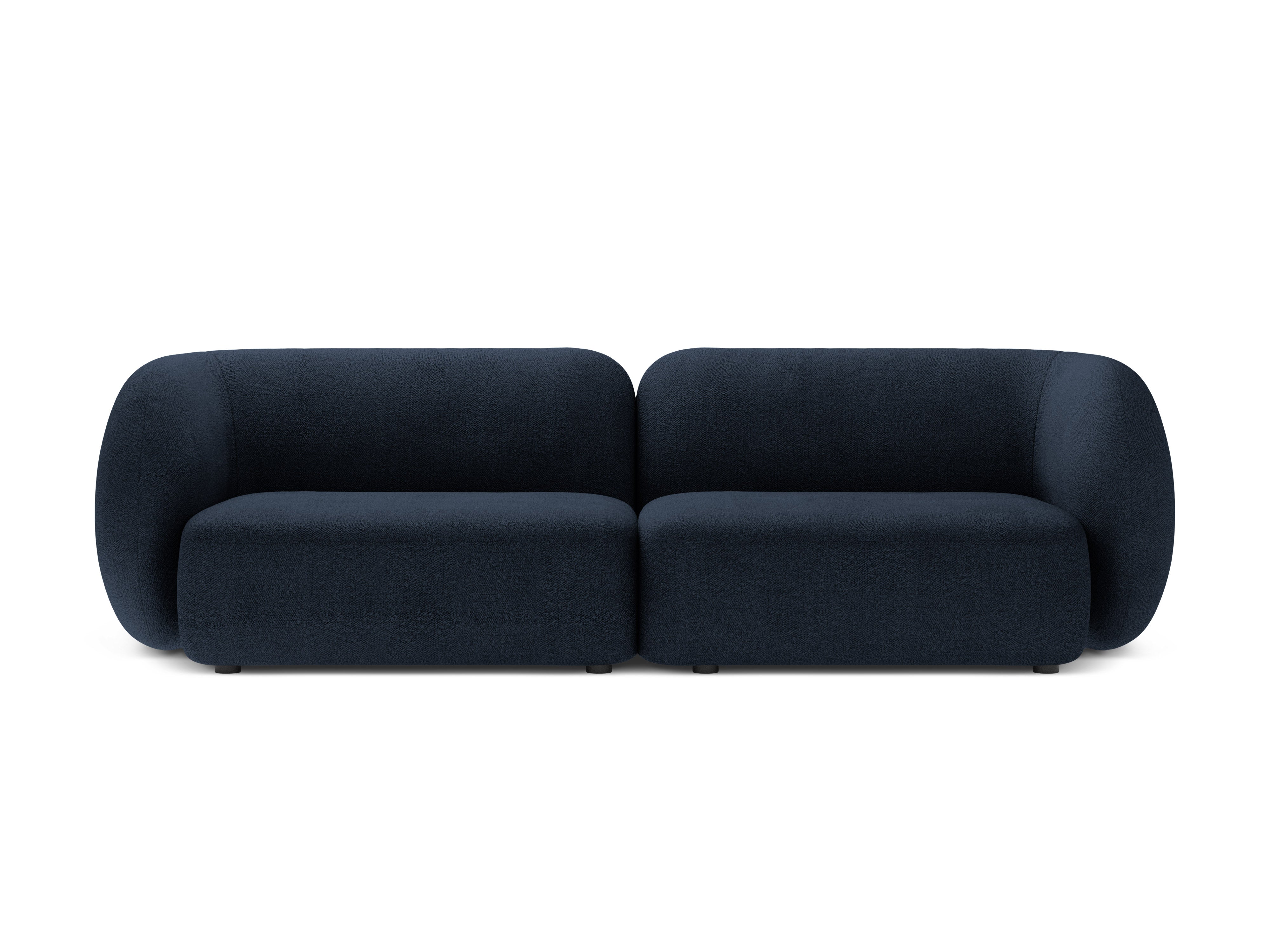 Sofa 4-osobowa KATE granatowy boucle – Micadoni