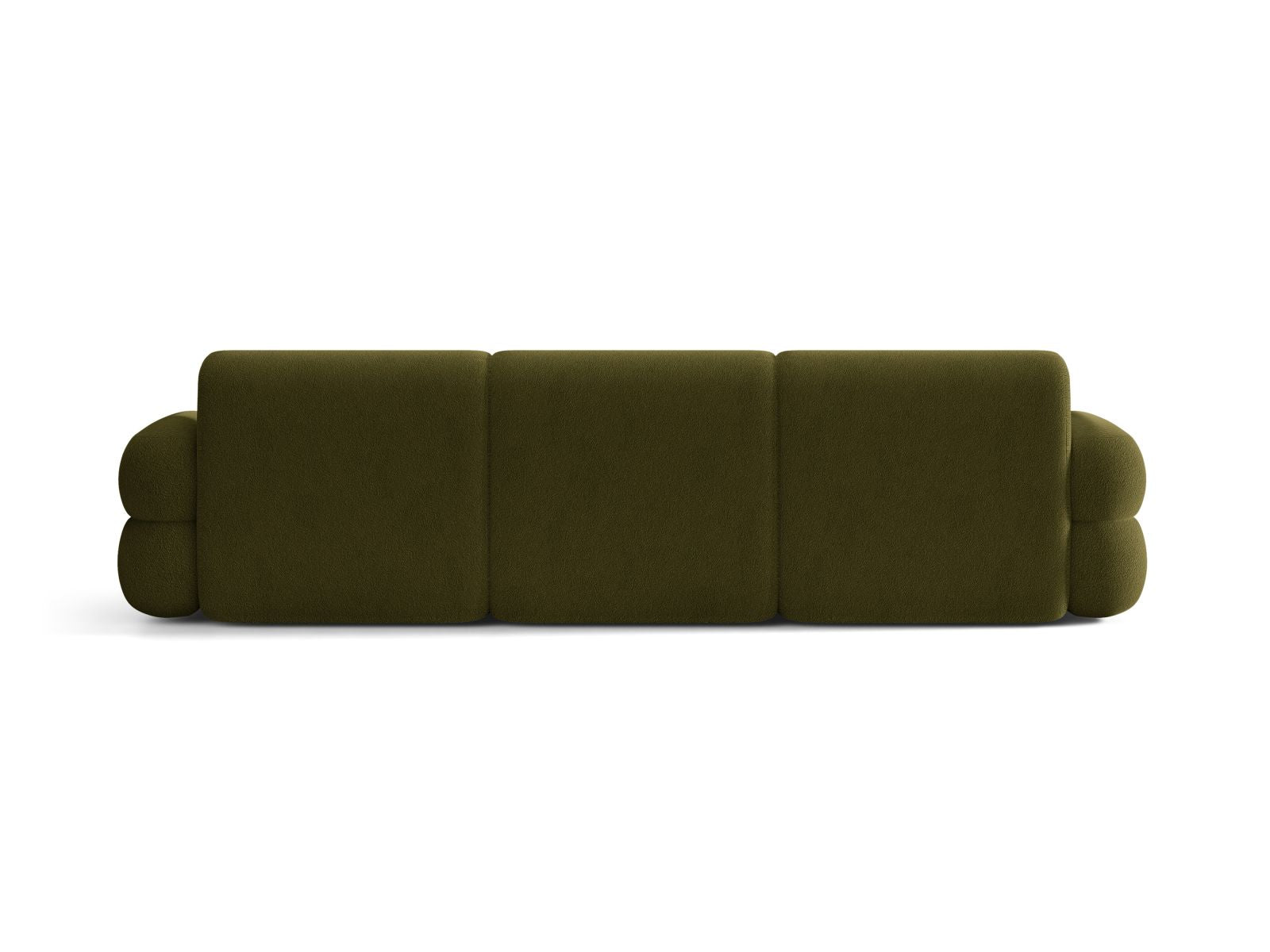 Sofa pre 4 osoby NEO v olivovom boucle.