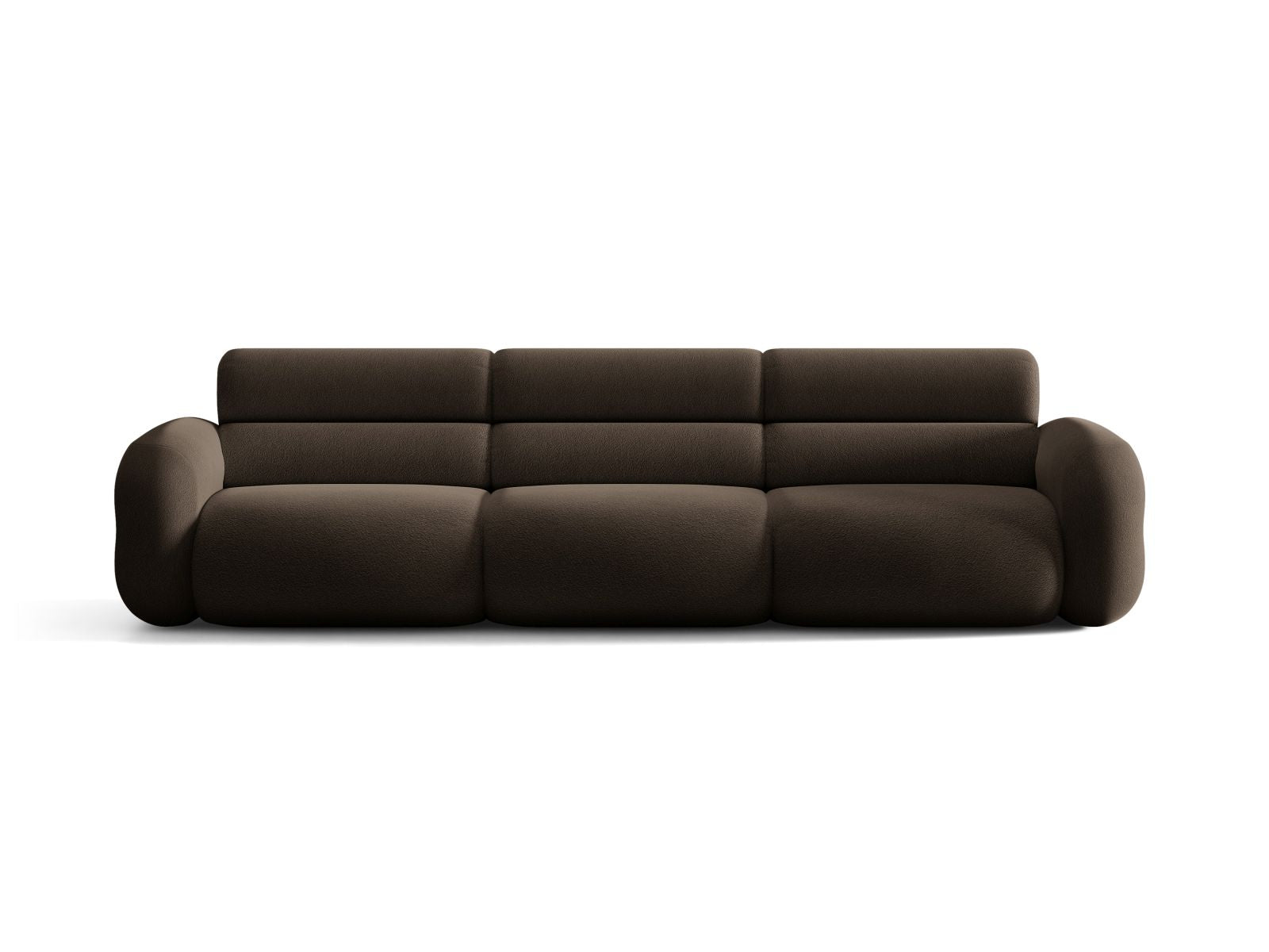Sofa pre 4 osoby NEO hnedá boucle