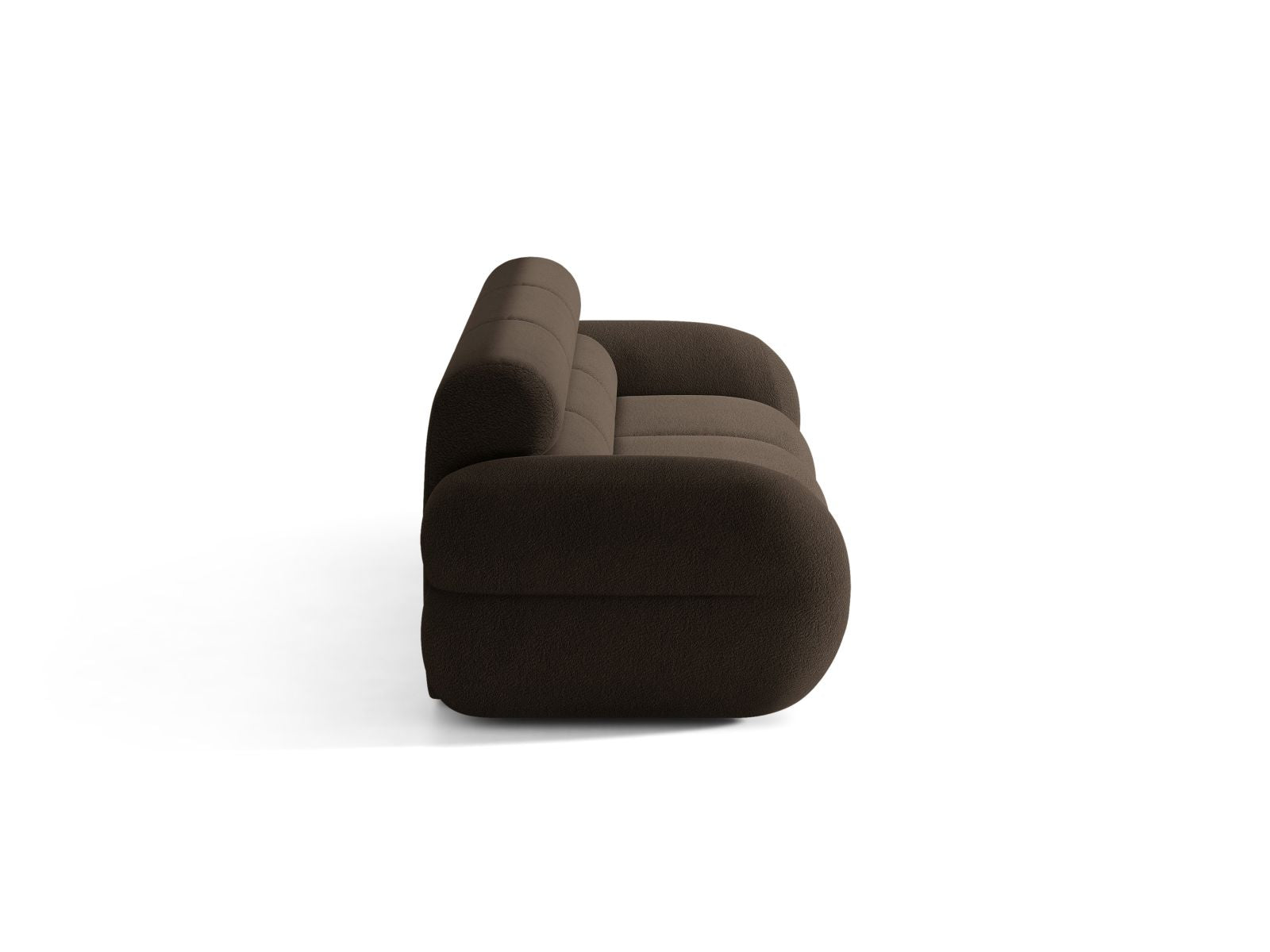 Sofa pre 4 osoby NEO hnedá boucle
