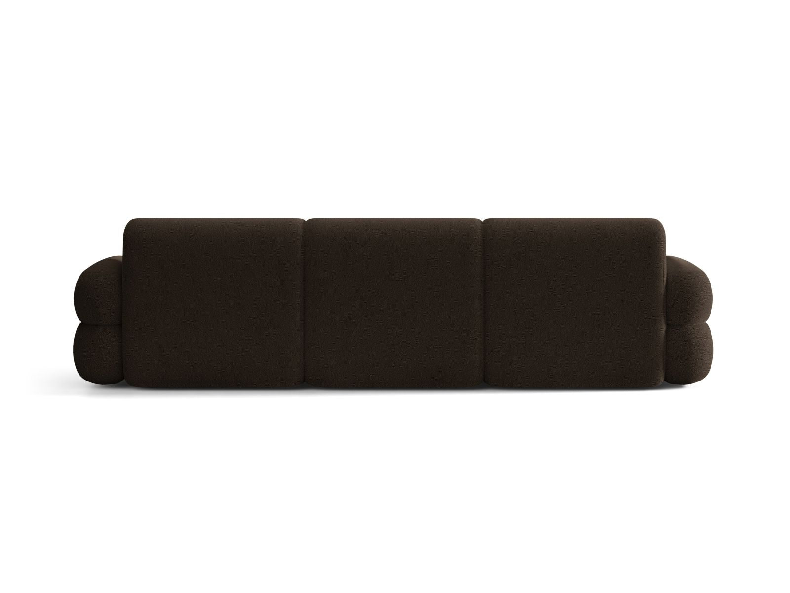 Sofa pre 4 osoby NEO hnedá boucle