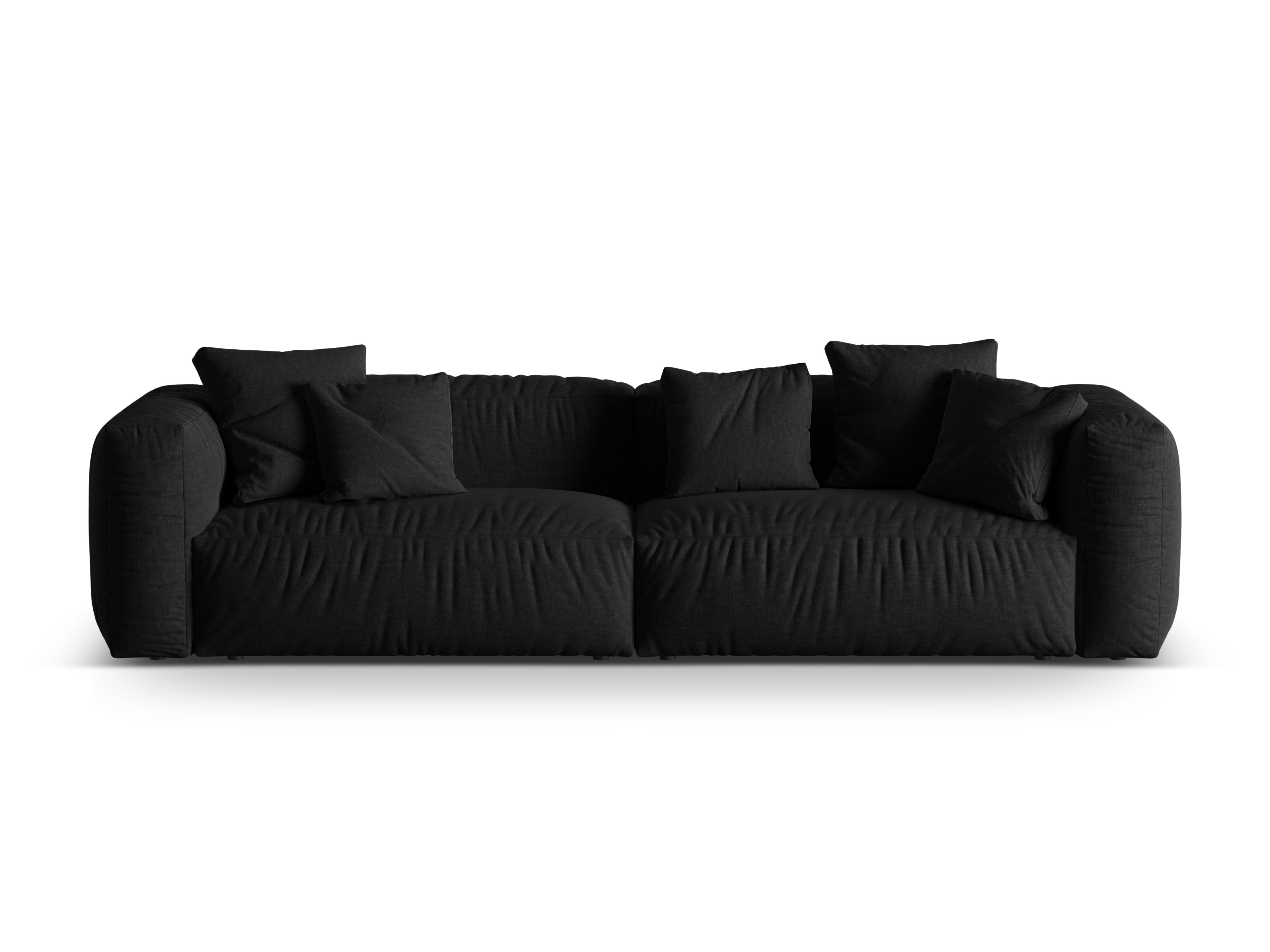 4-person sofa Martina Black