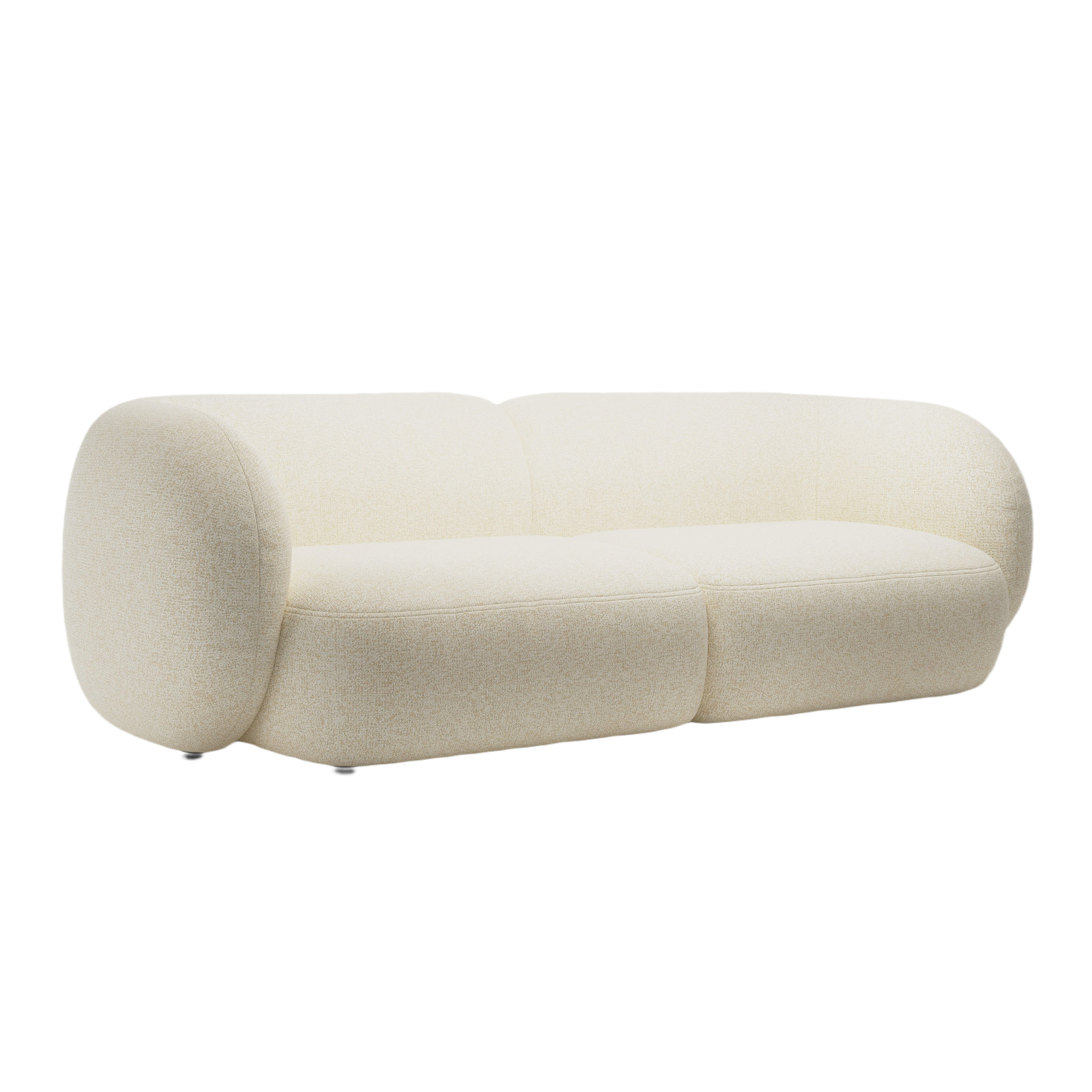 4-seater sofa KATE light beige mélange