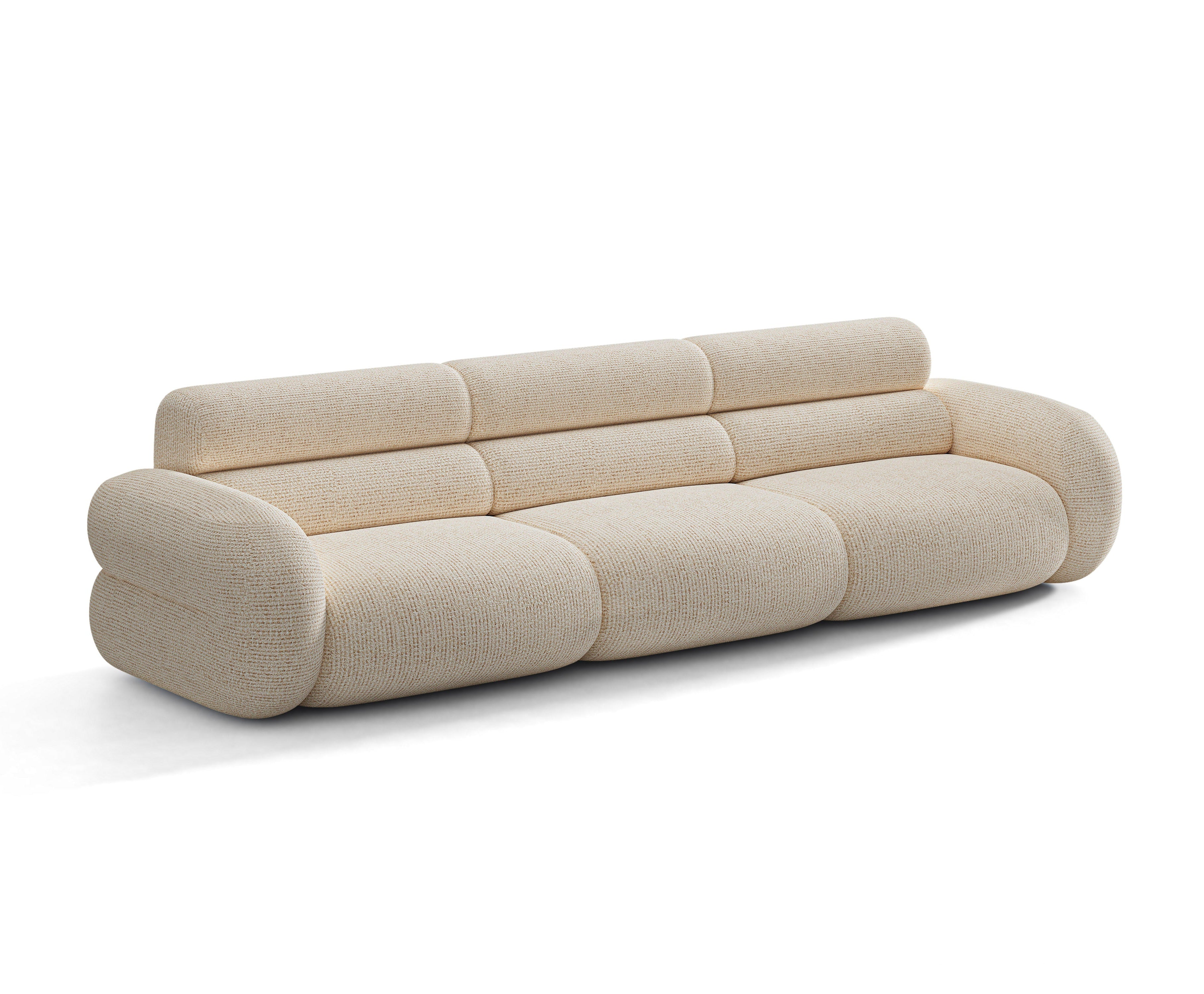 Sofa pre 4 osoby NEO svetlo béžový melír