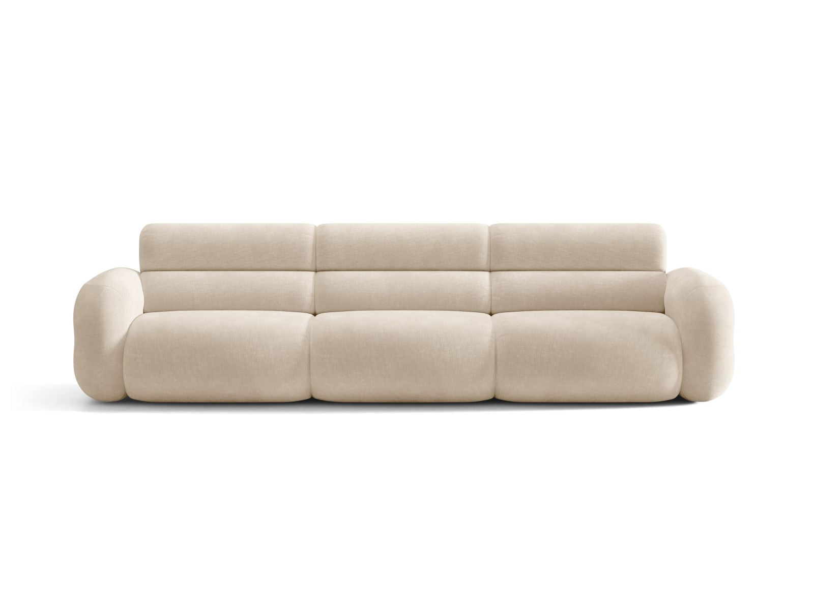 Sofa pre 4 osoby NEO svetlo béžový šenil