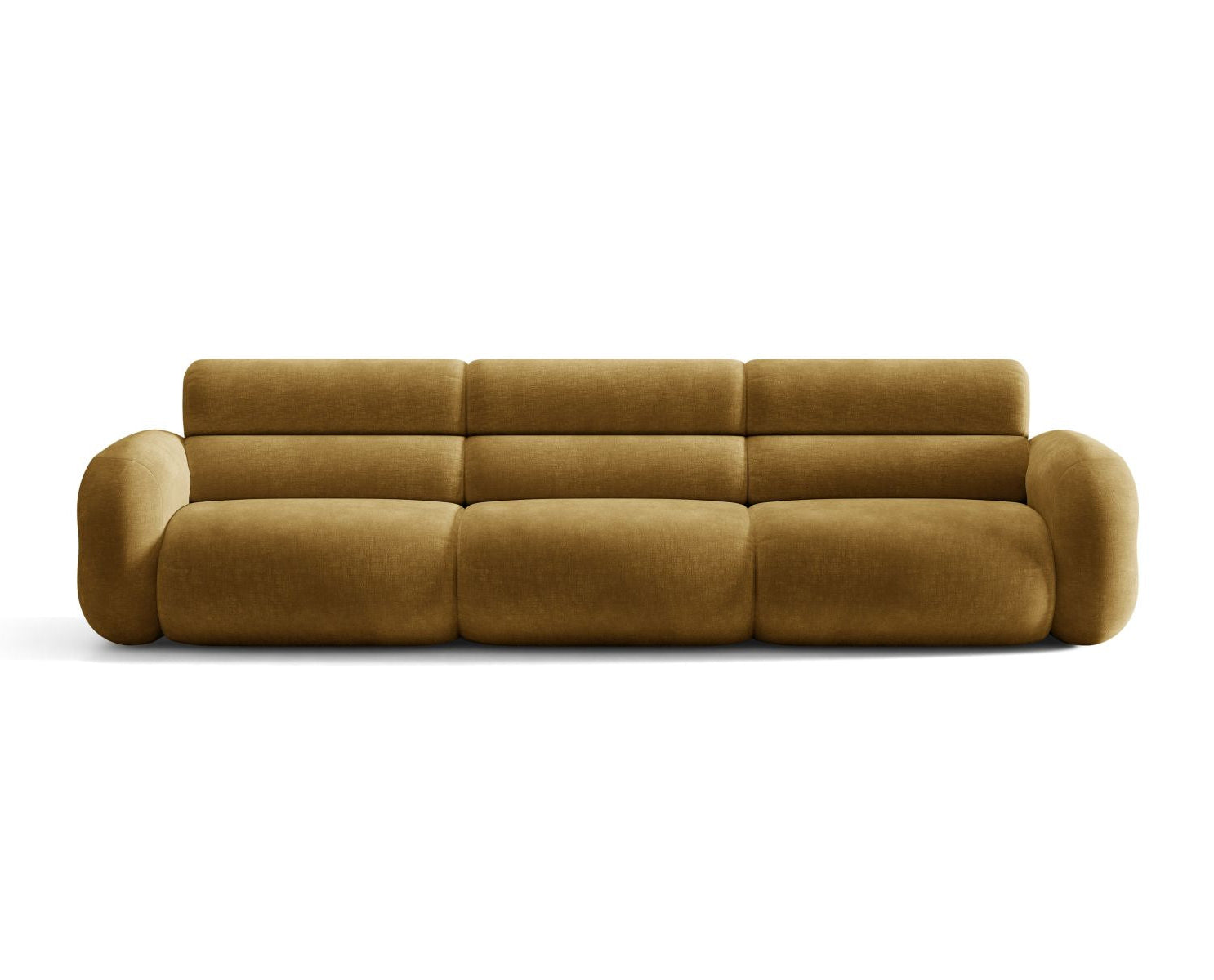 Sofa pre 4 osoby NEO v horčicovom šenile