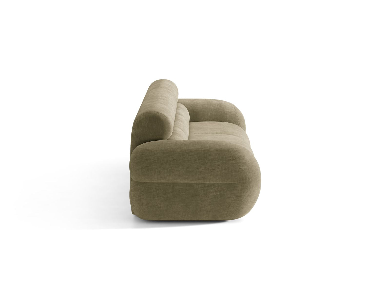 Sofa pre 4 osoby NEO olivový šenil