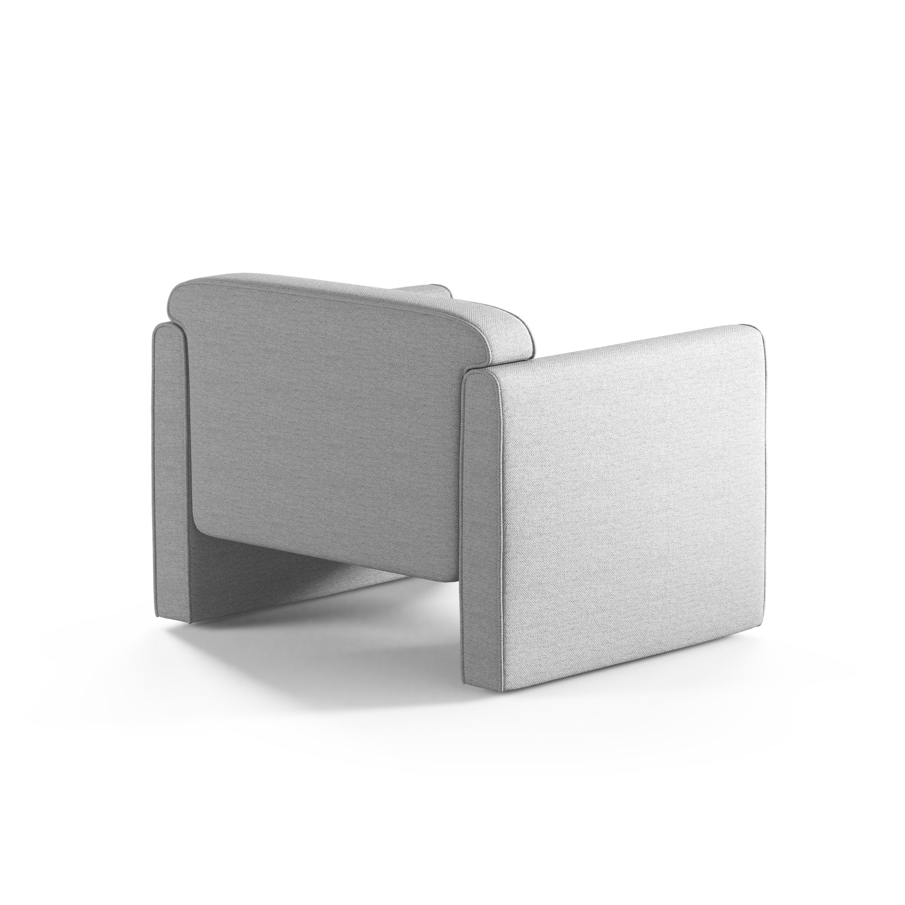 ABBY Armchair Light Gray