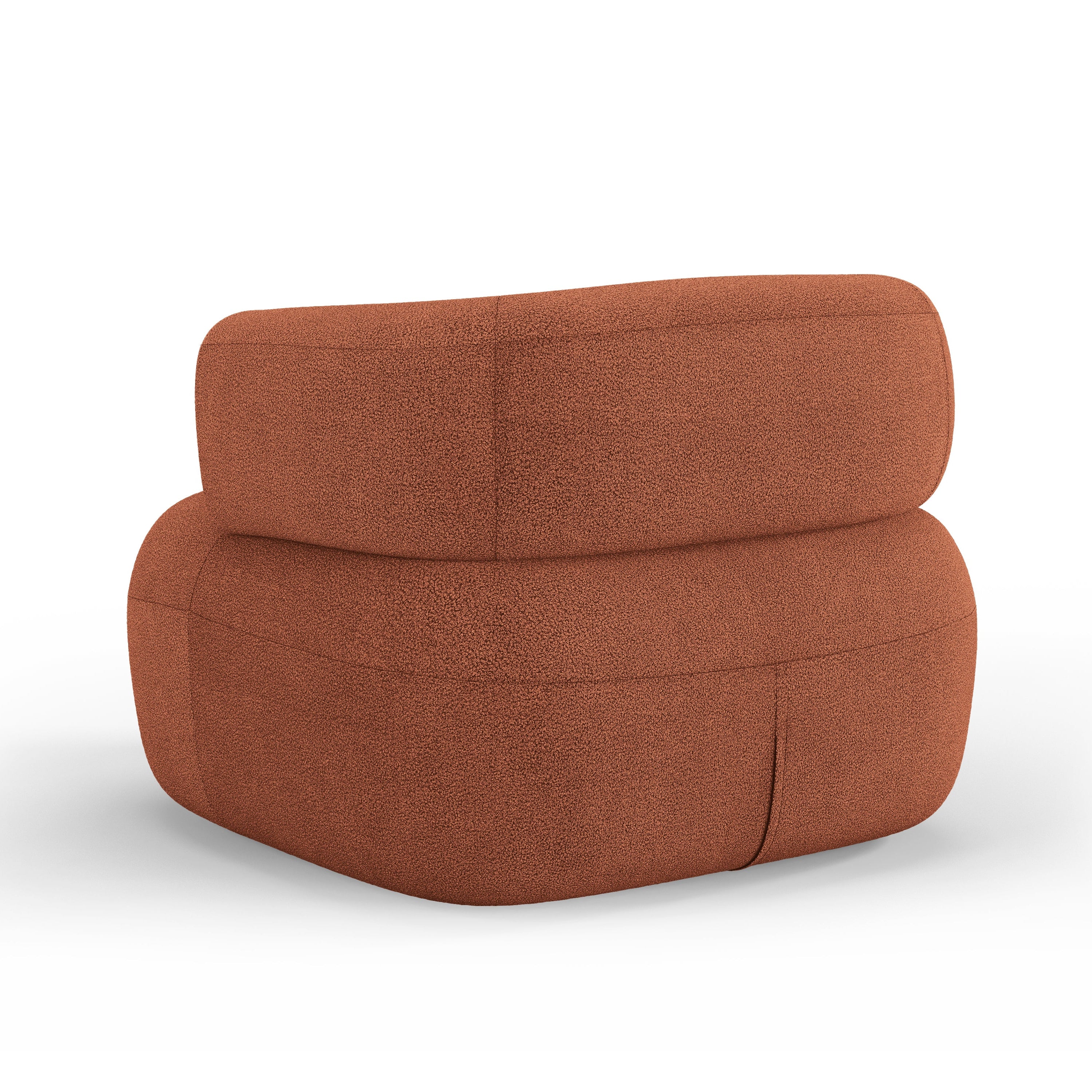 Fotel JENNY ceglany boucle [ewelina] [Amelia spr]