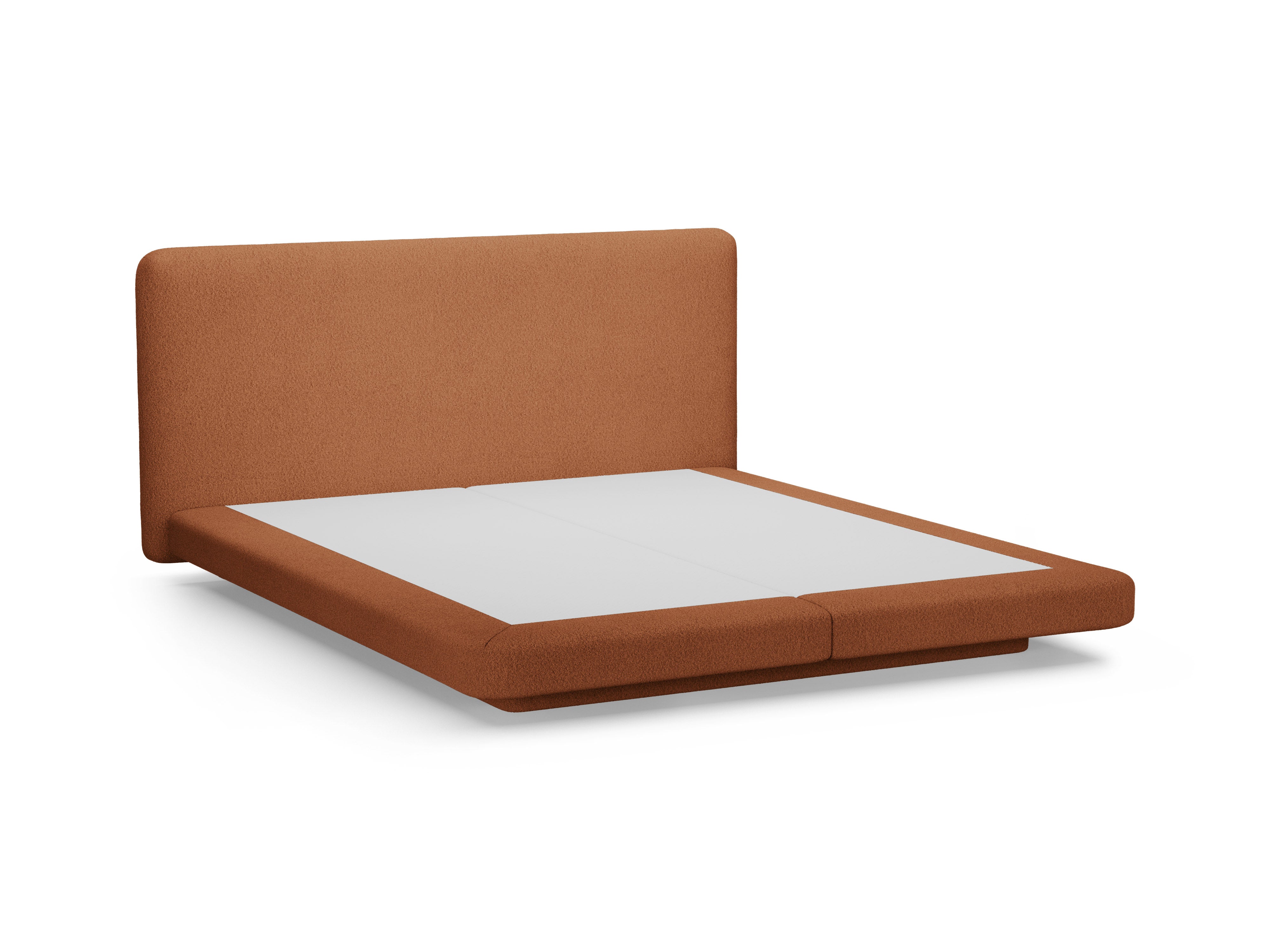 Posteľ LINEA terakota boucle