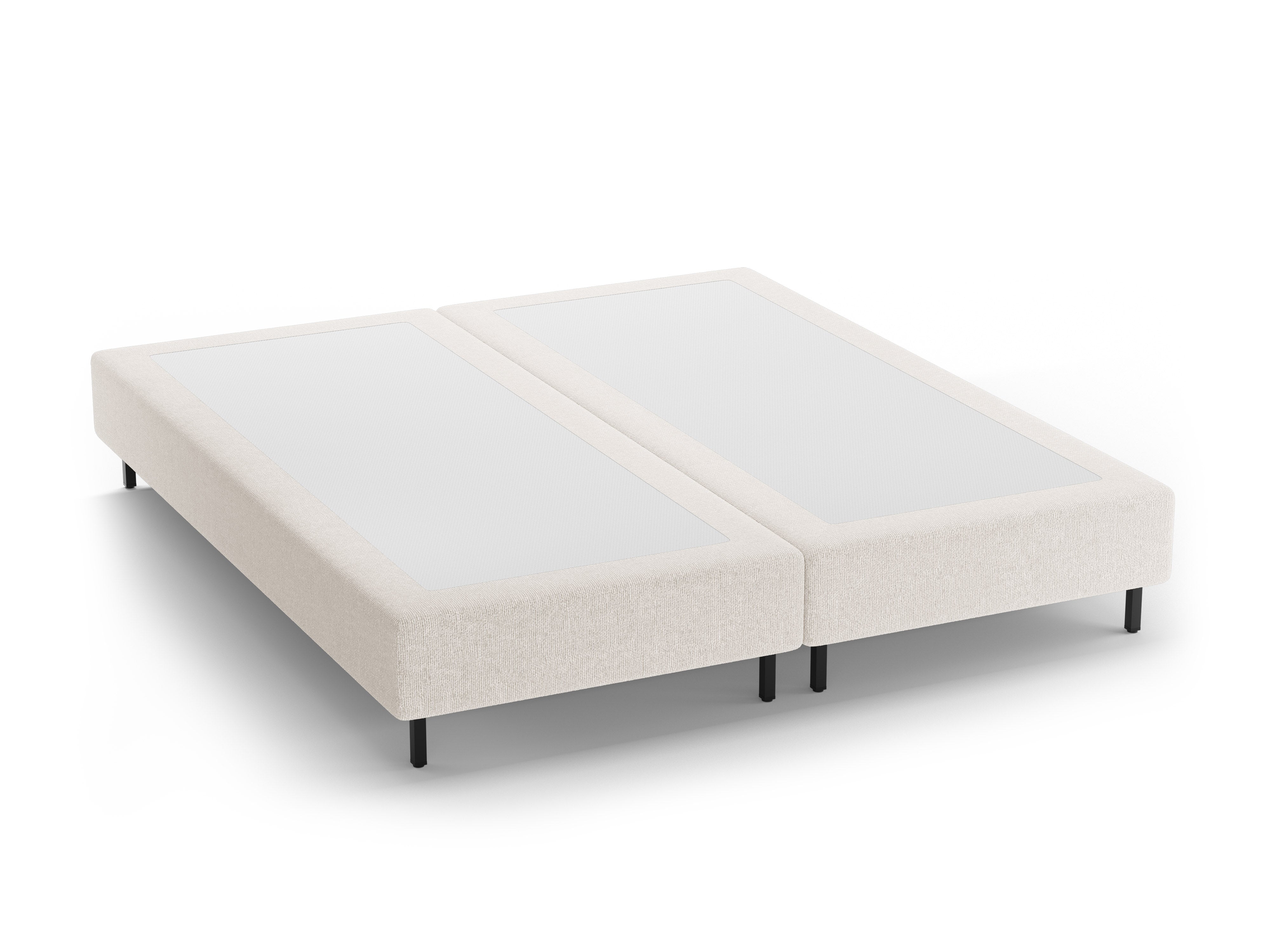 WHALE Bed Light Beige Chenille