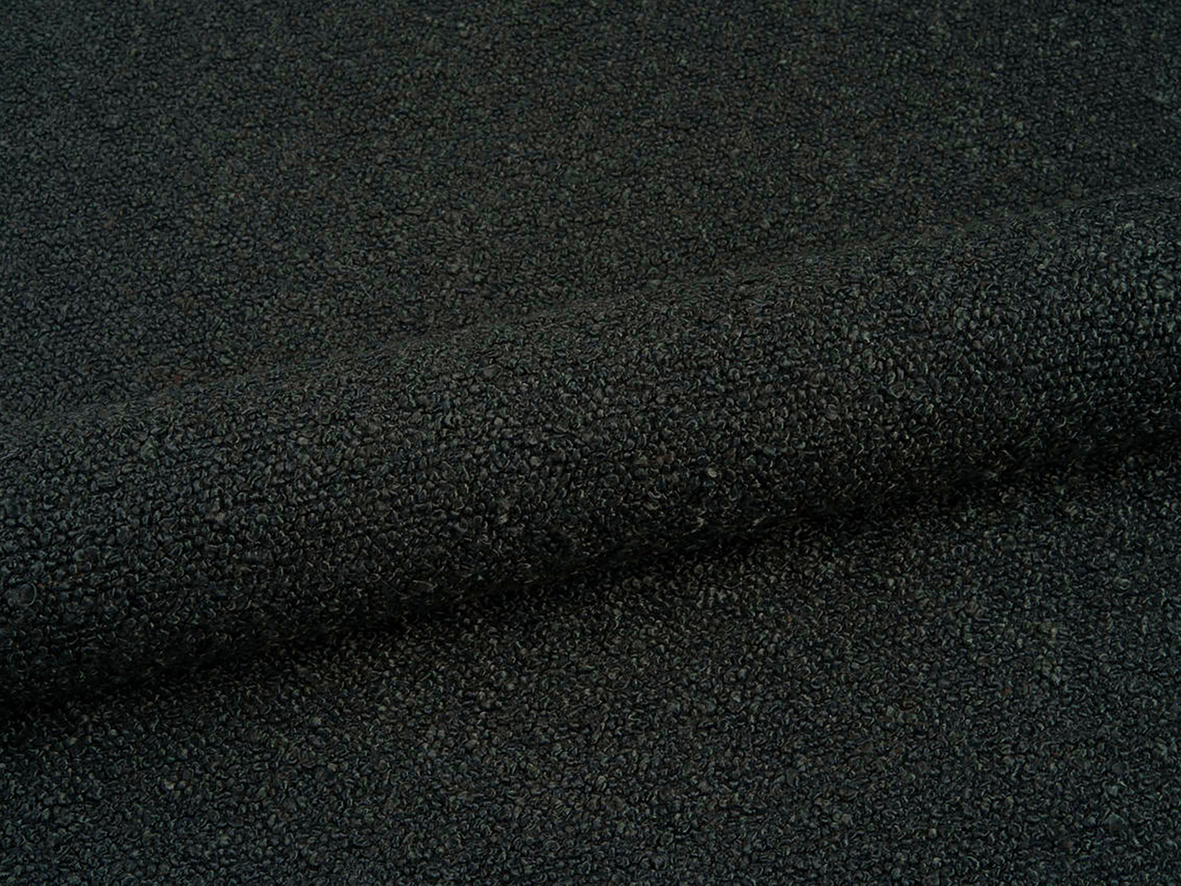 OVALO Bed black boucle