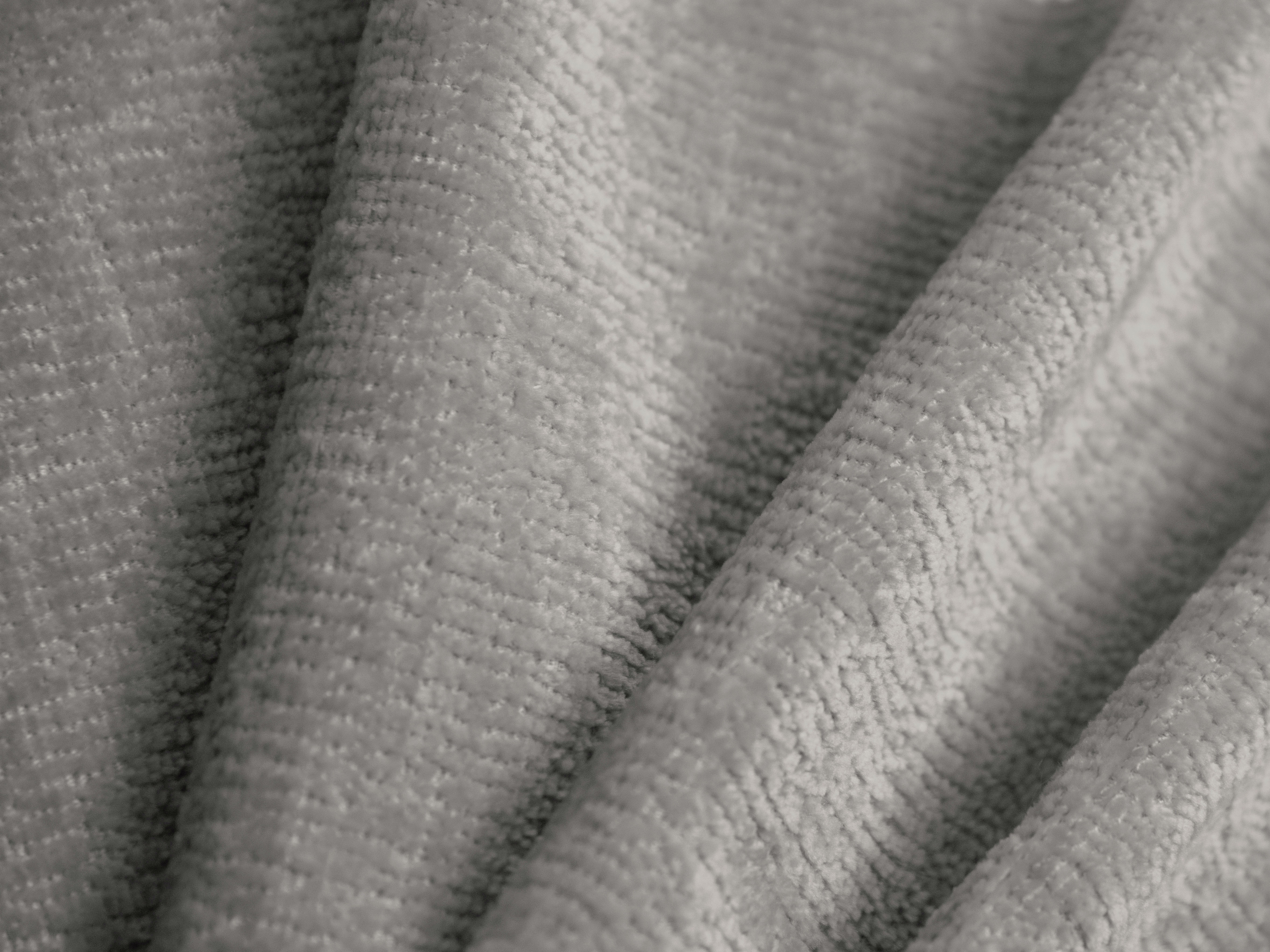 OVALO bed light gray chenille