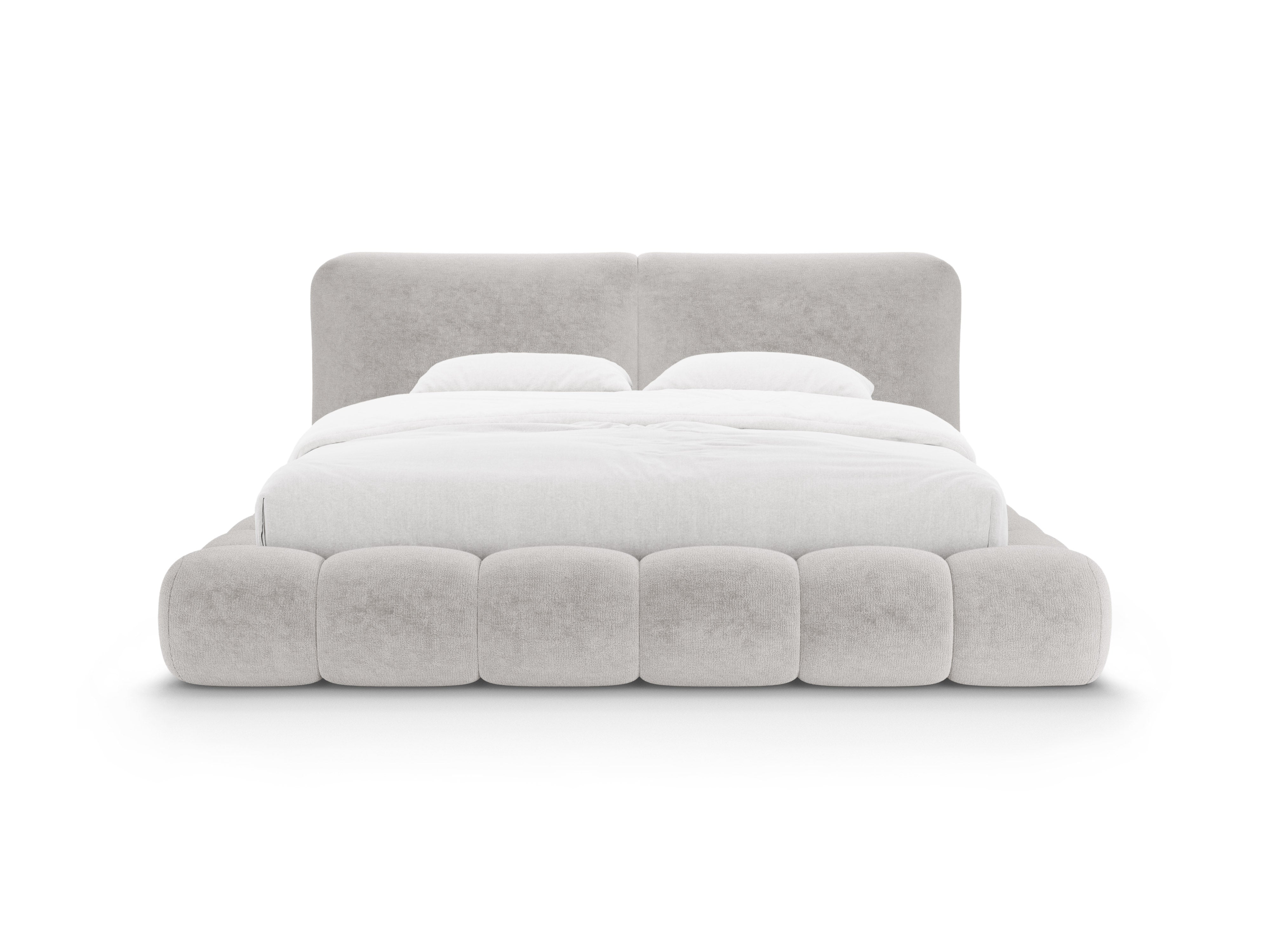 SOLANGE Bed Beige Chenille
