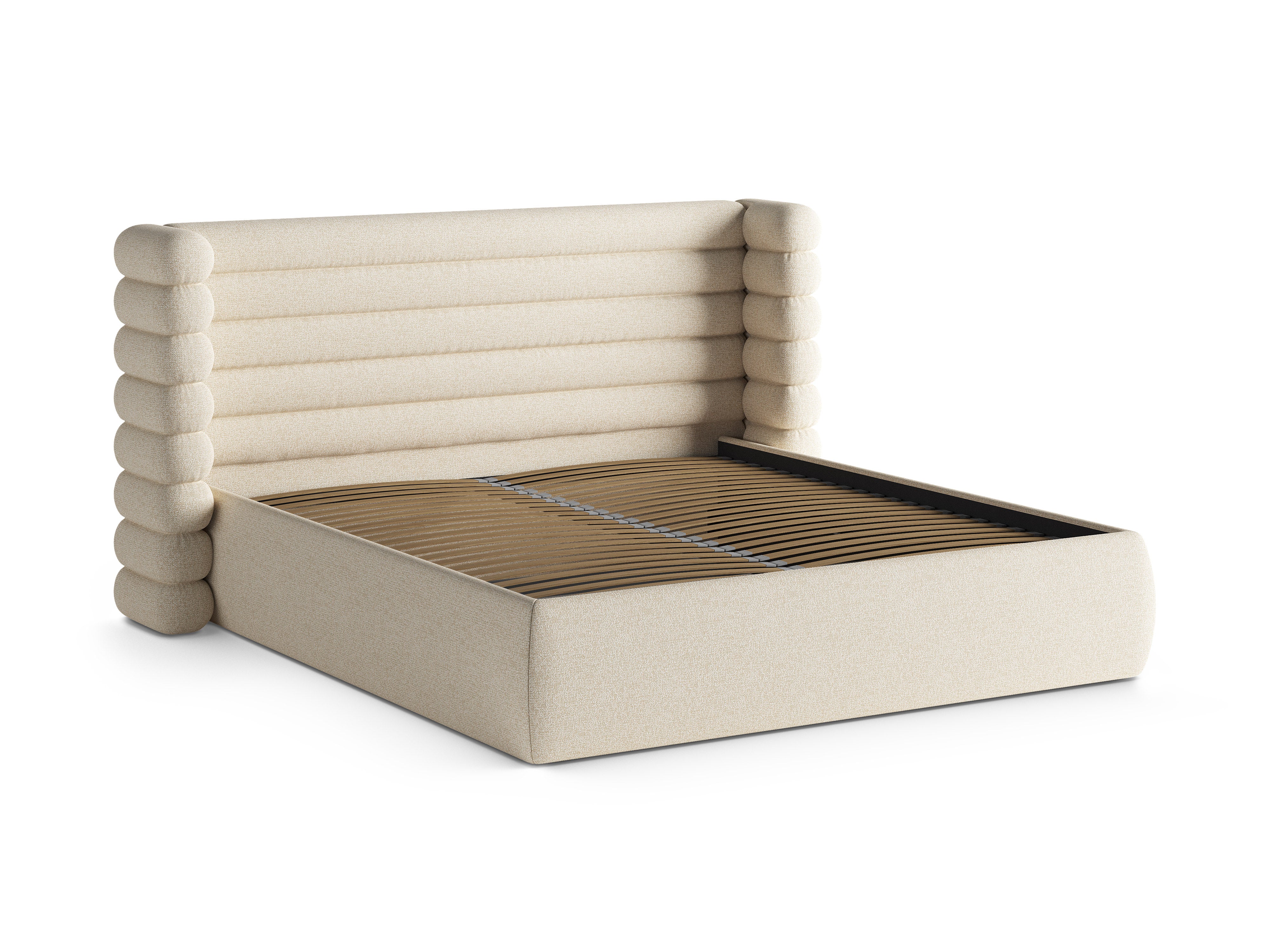 MOUNT Bed Light Beige Mélange