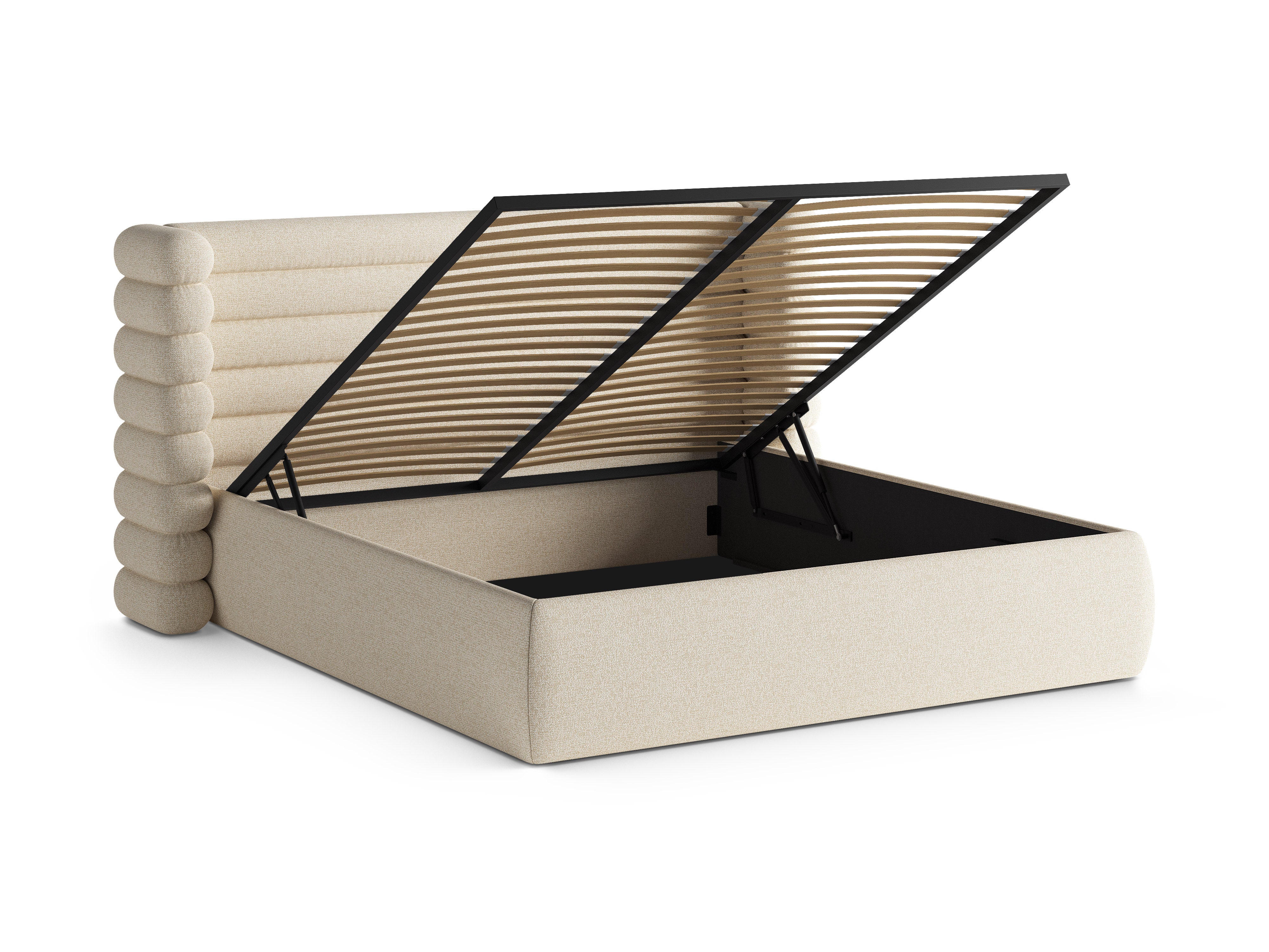 MOUNT Bed Light Beige Mélange
