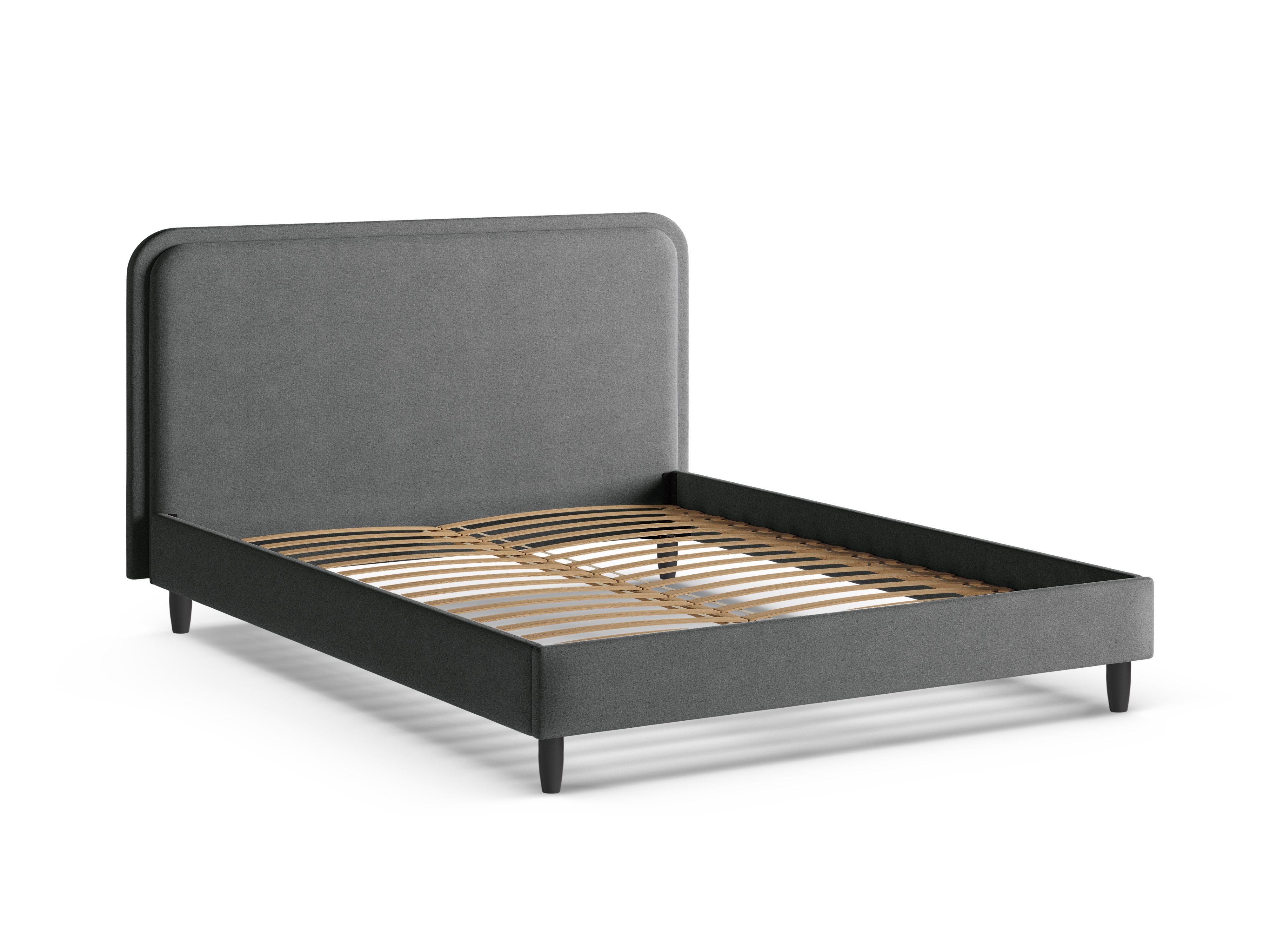 AVELINE Bed Dark Gray