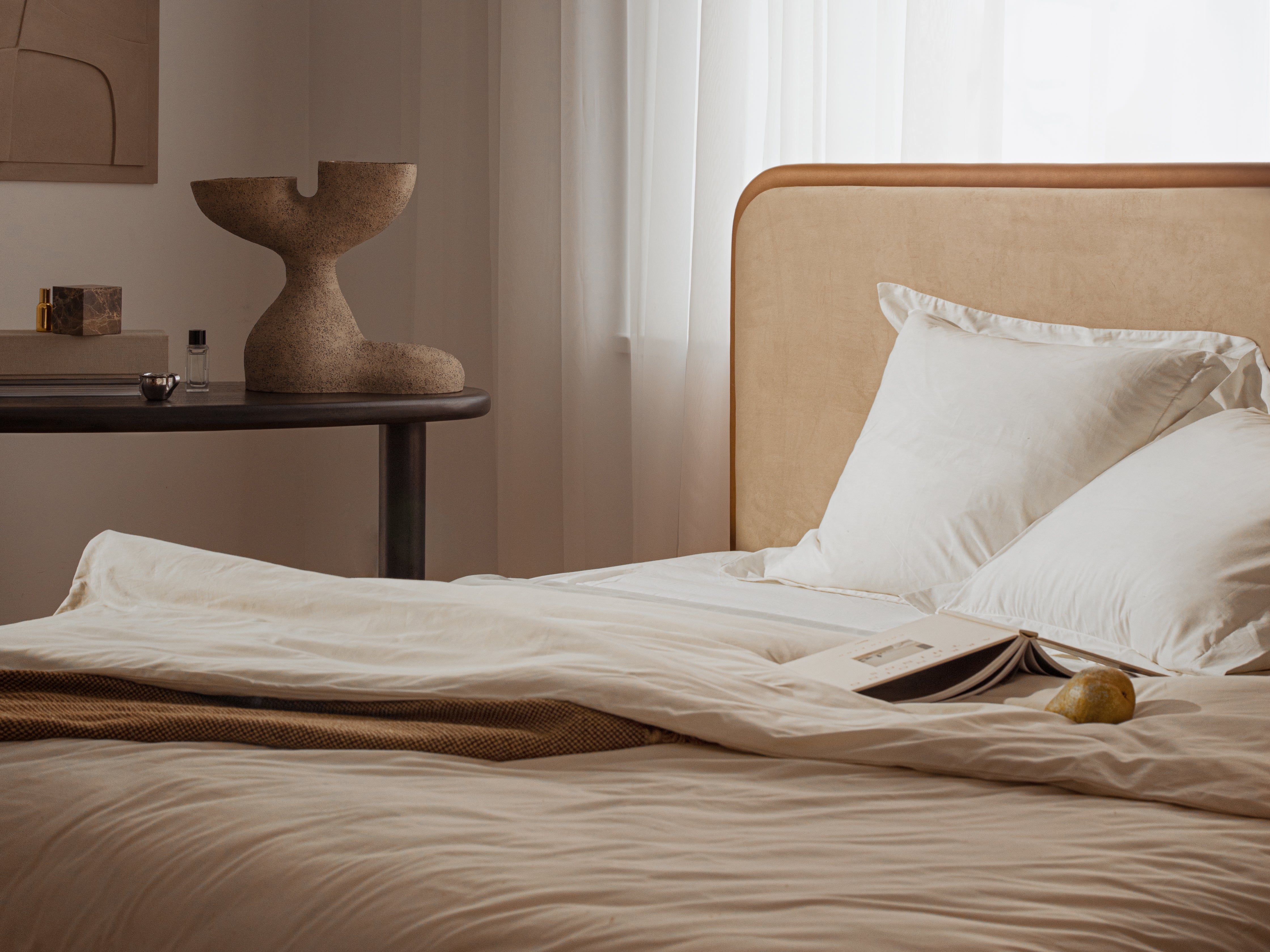 AVELINE Bed Dark Gray