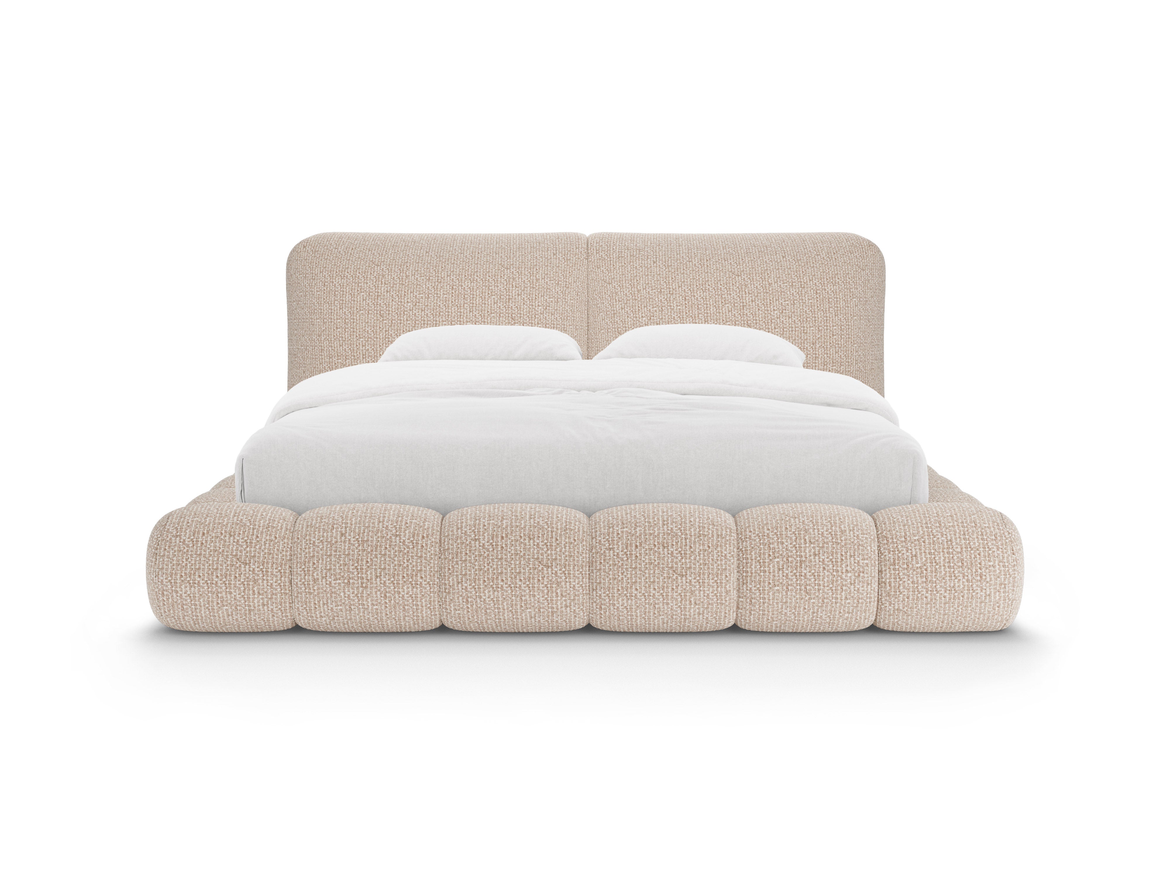 SOLANGE Bed in Sand Mélange