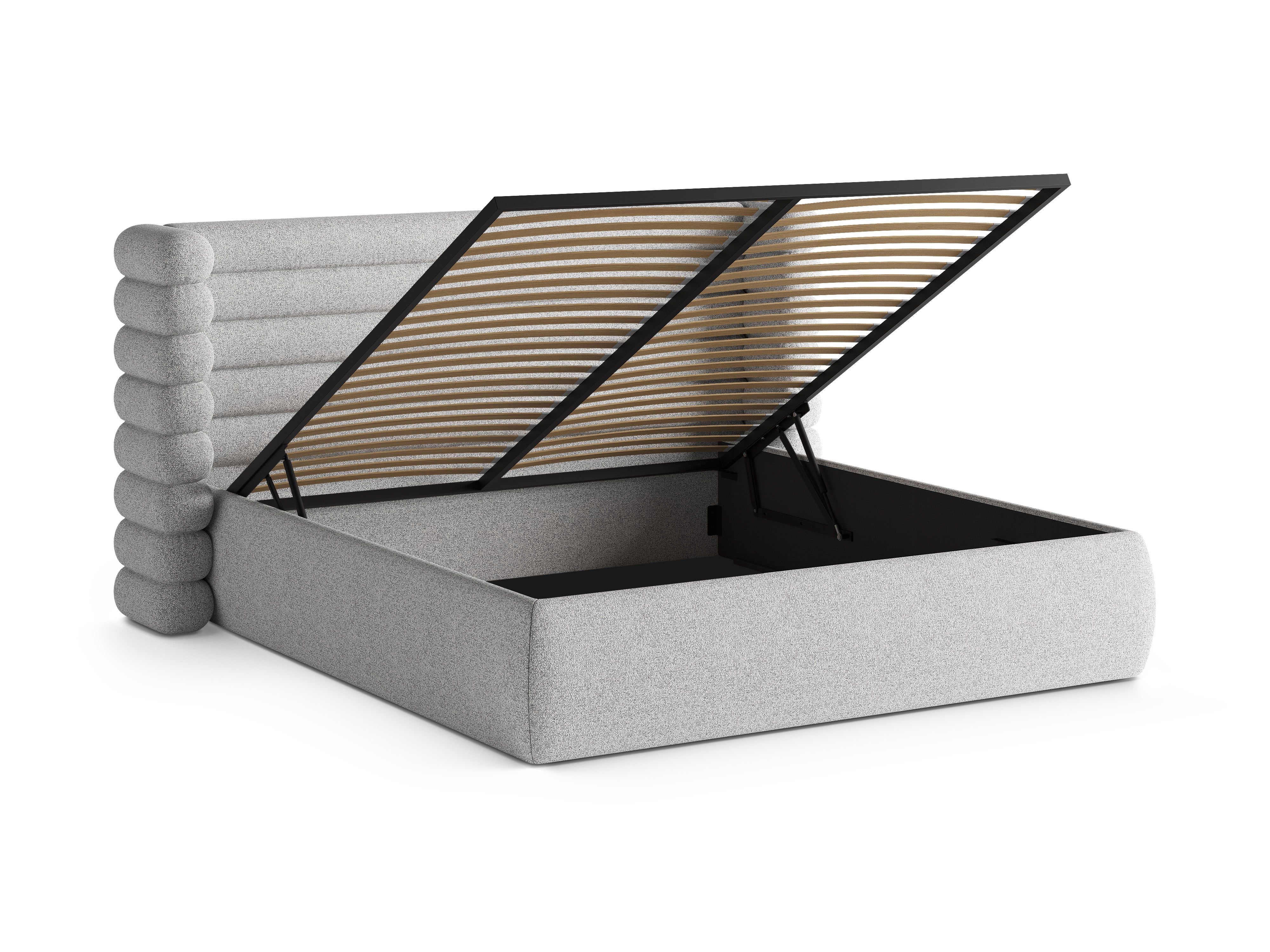 MOUNT Bed Light Gray Mélange