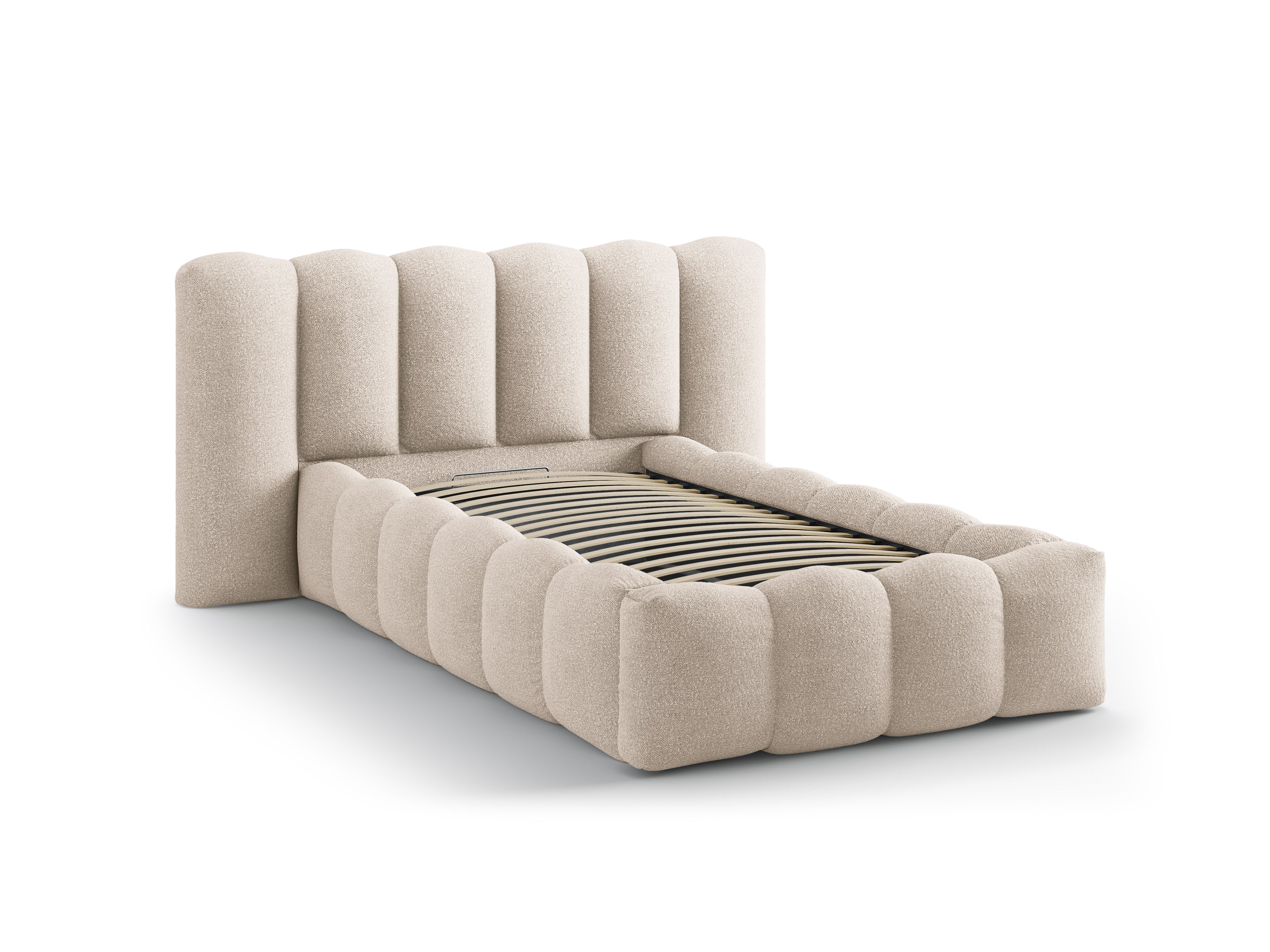 Posteľ LUPINE béžový boucle