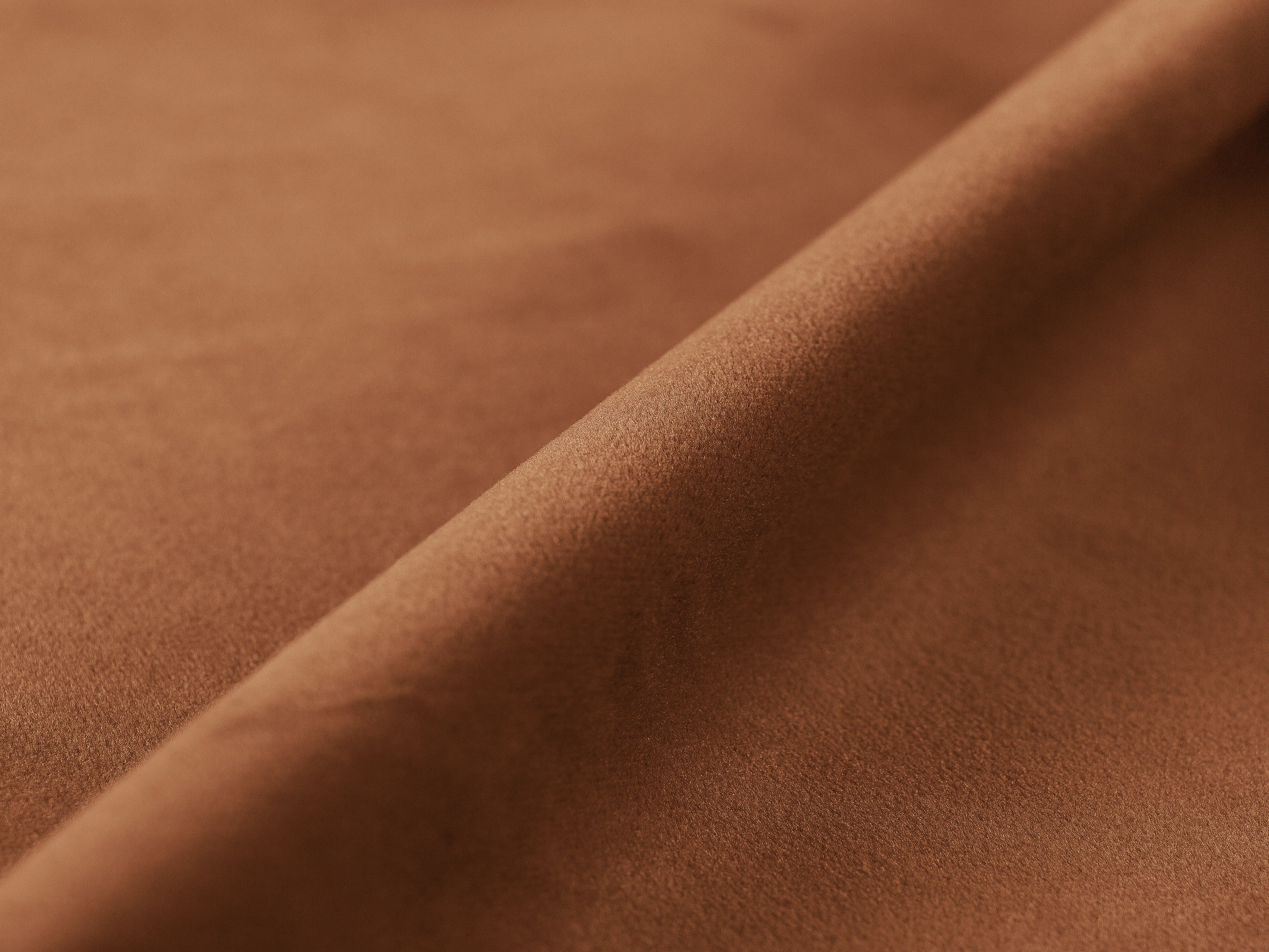 Sametová posteľ LUPINE medová