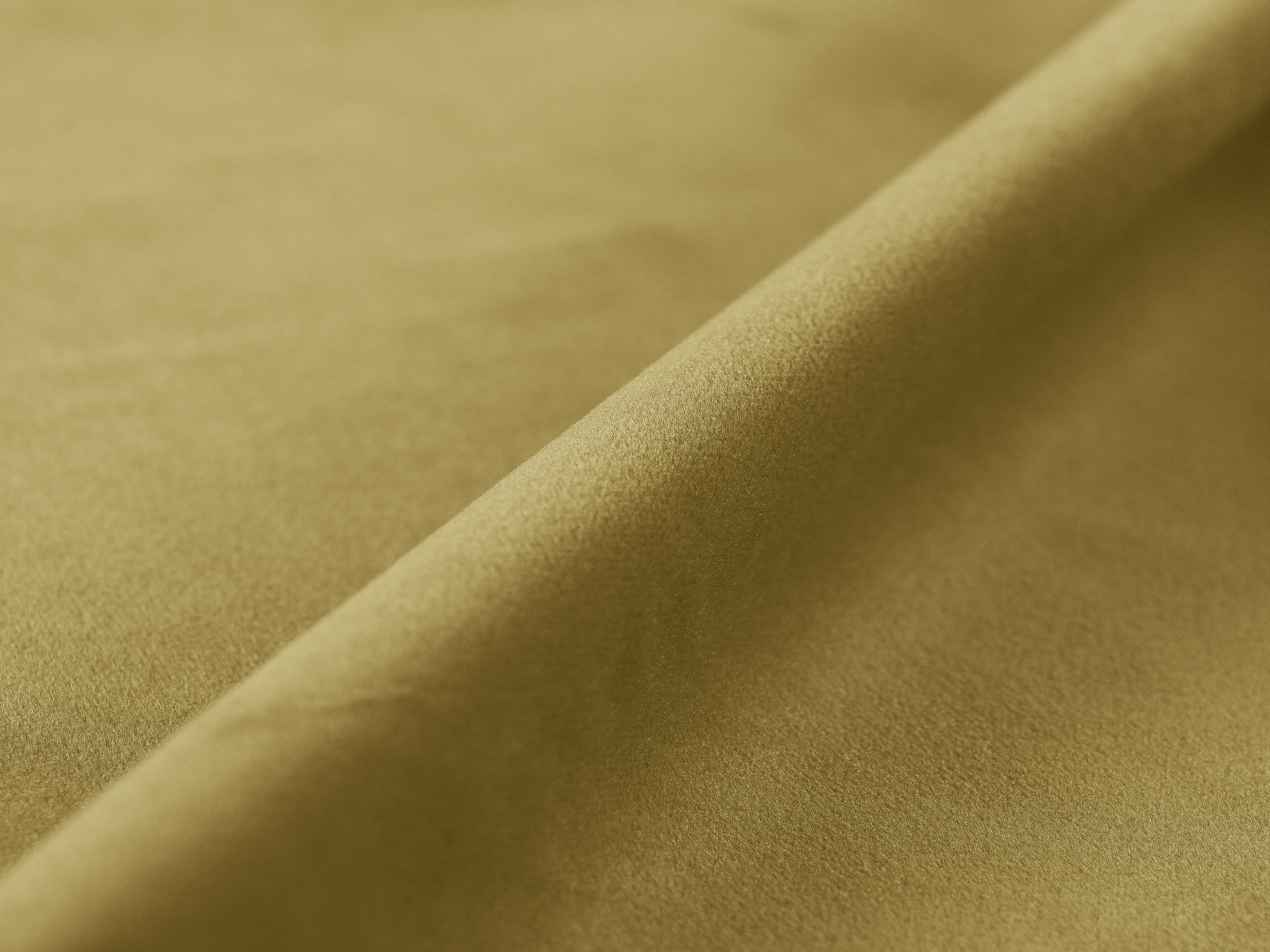 Sametová posteľ LUPINE žltá