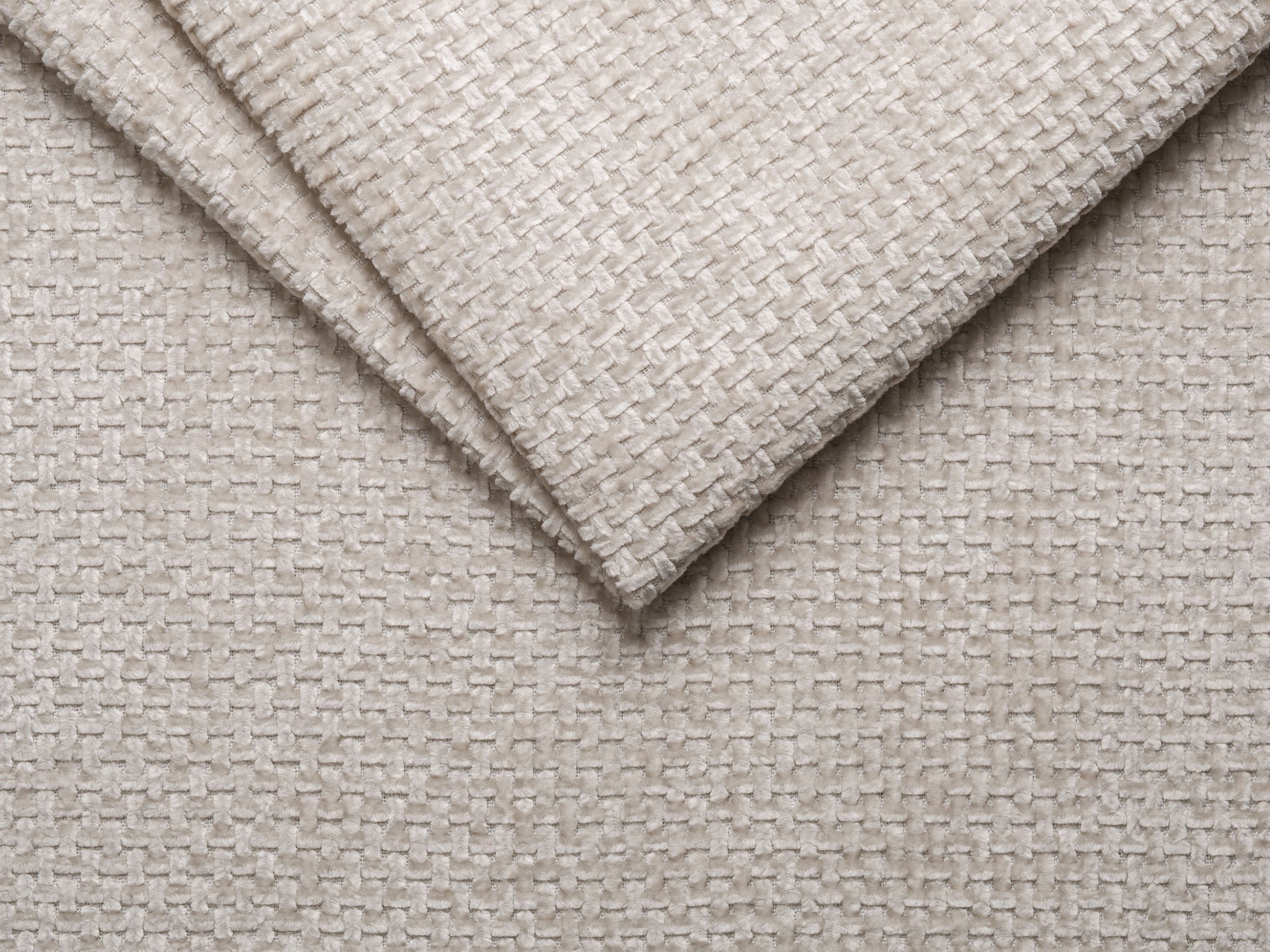 Left-facing chaise longue MILEY beige chenille