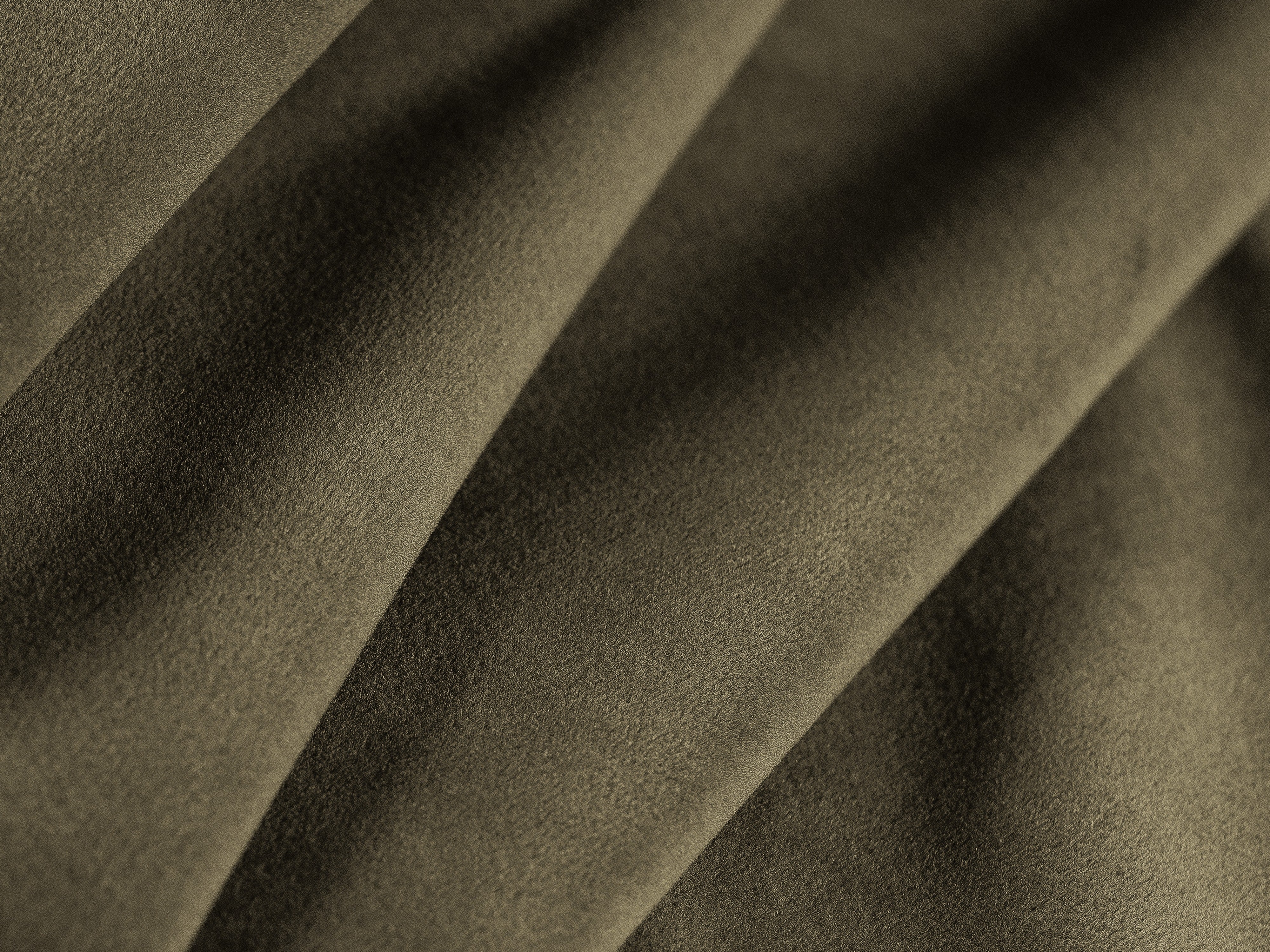 Szezlong z jemného zamatového materiálu pravostranný MILEY zelený