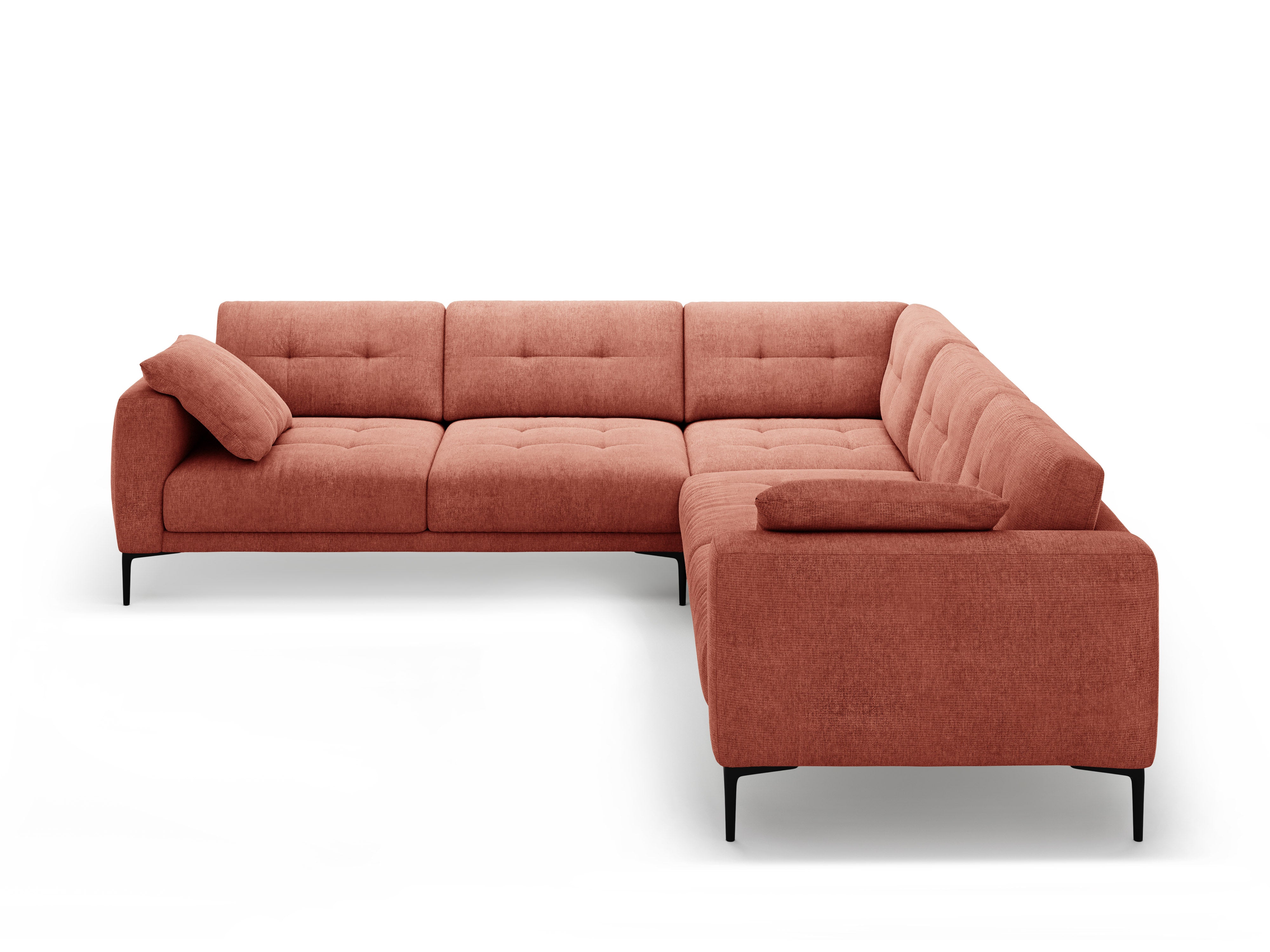 Symmetrical Corner Sofa BEMY Coral Chenille