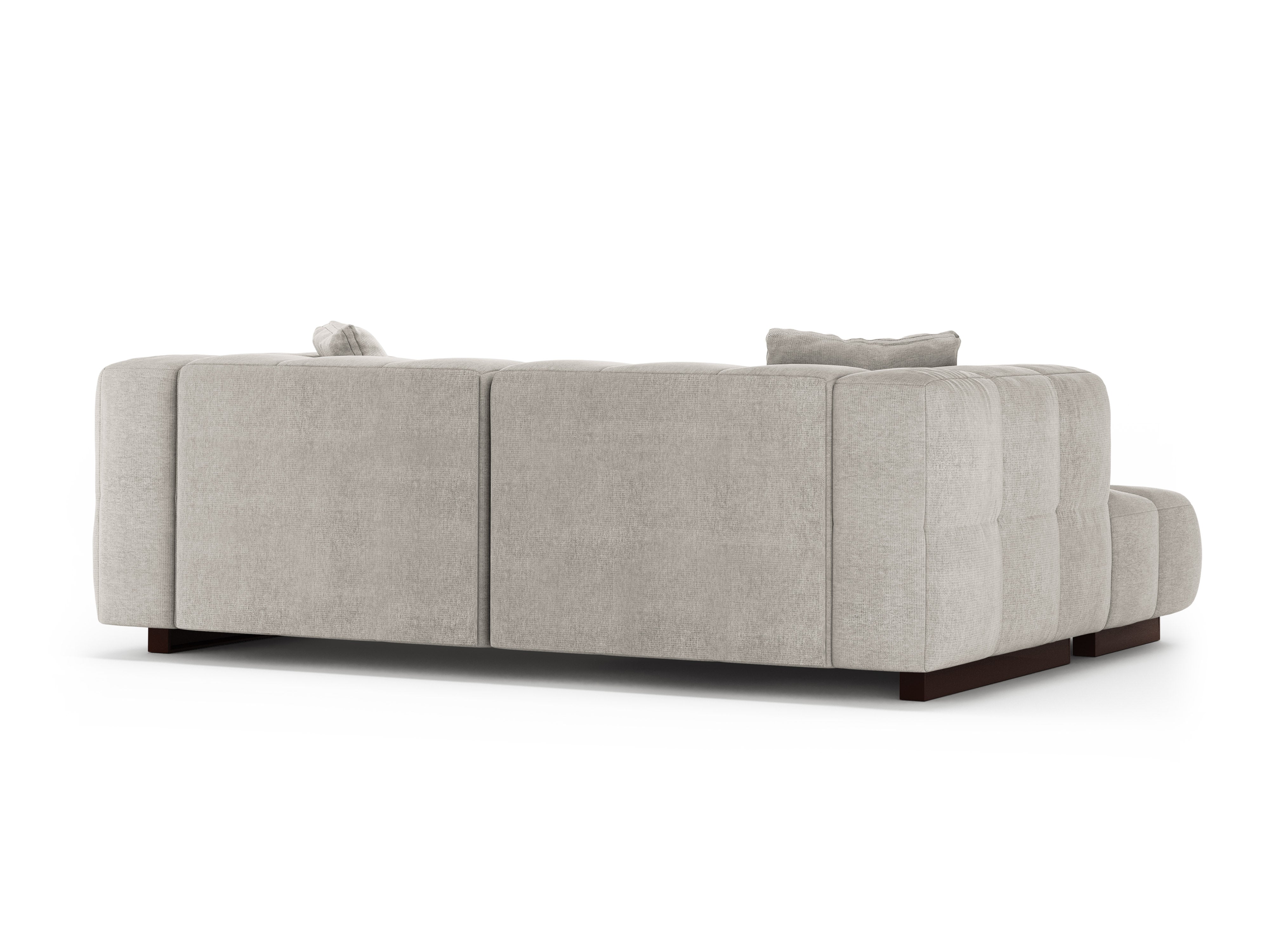 Left-sided corner sofa bed PUMA beige