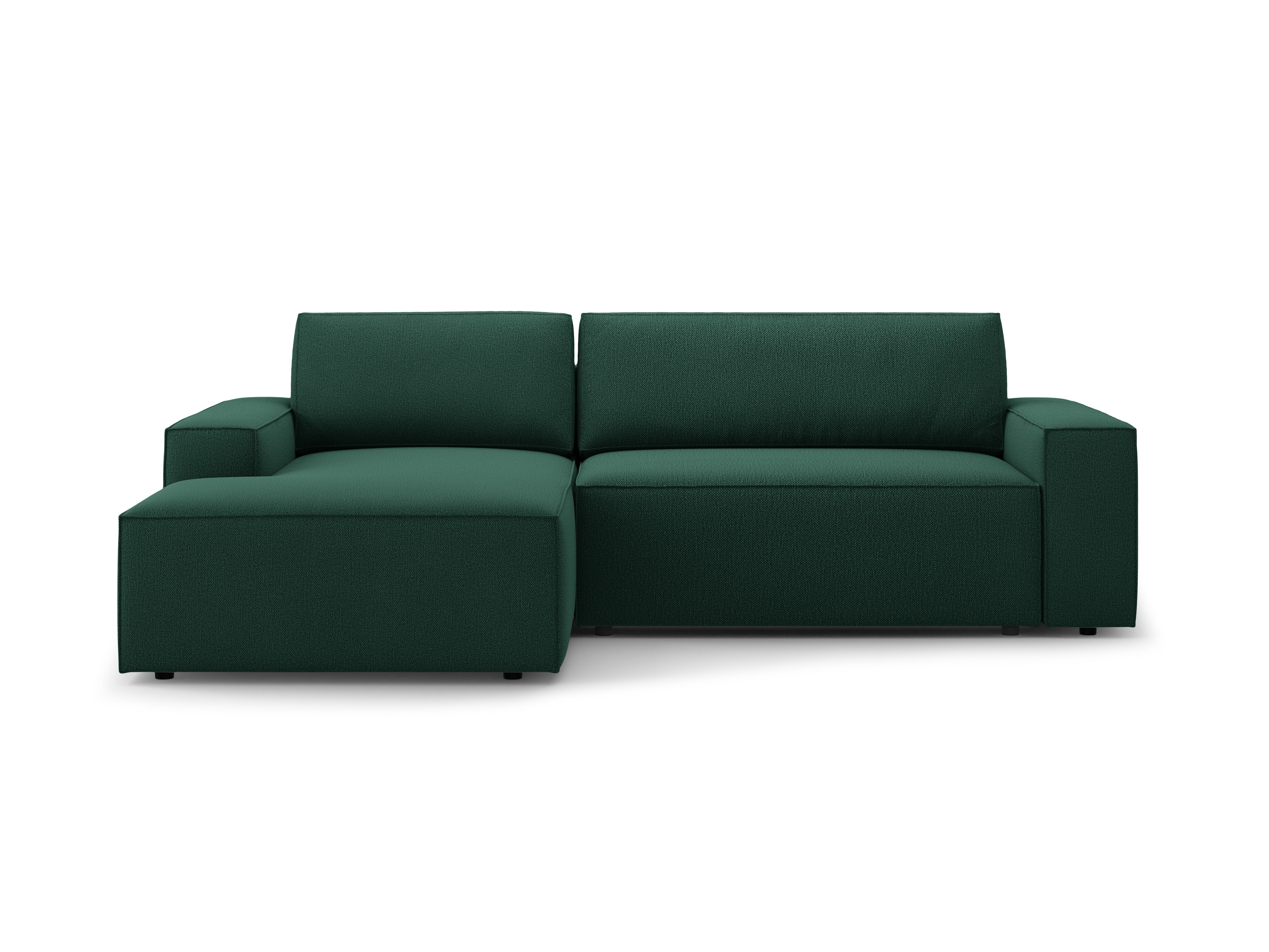 Left-facing sofa bed JODIE green