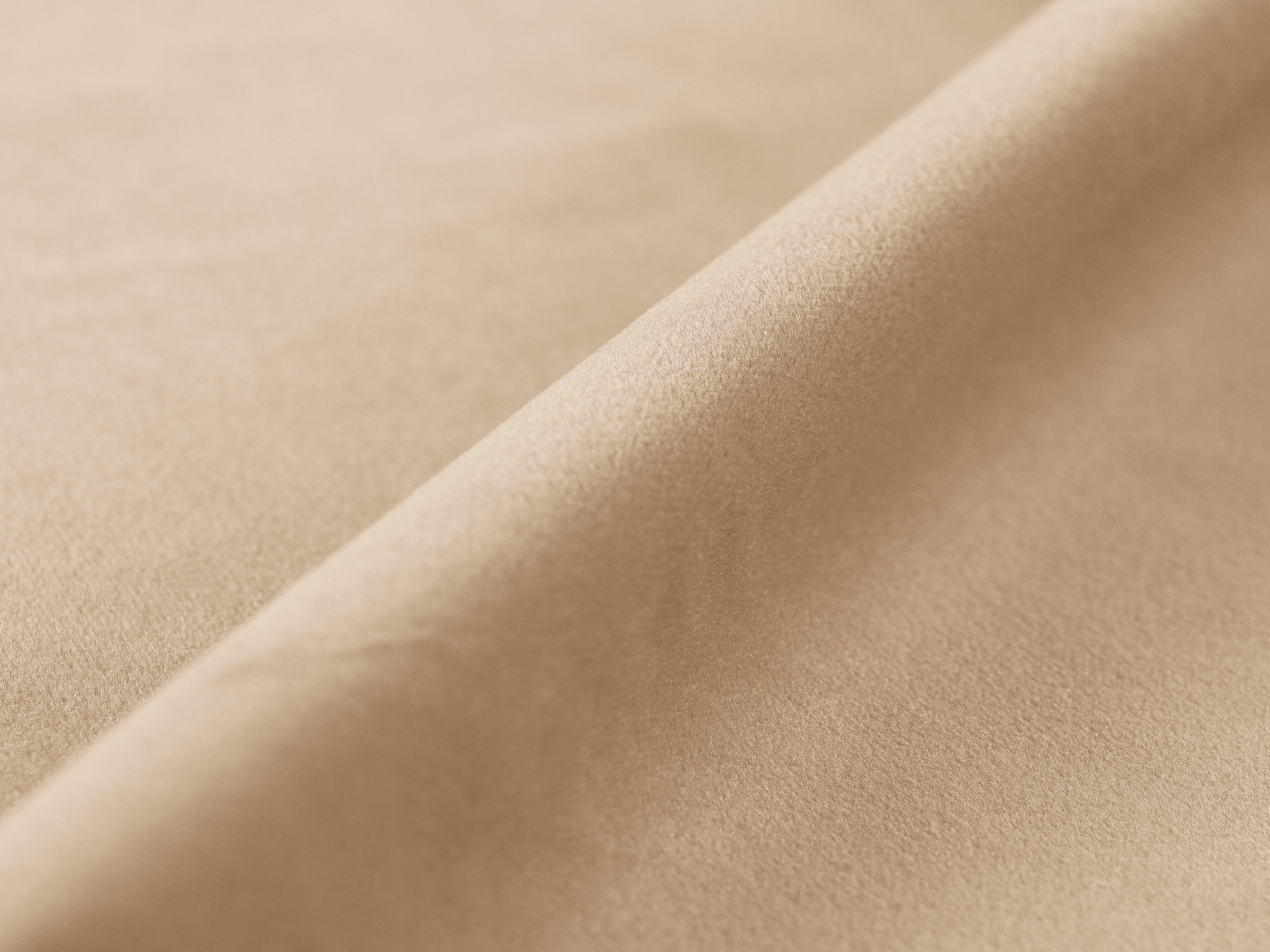 Sametový rohový trojmiestny gauč s funkciou spania VICTOR béžový