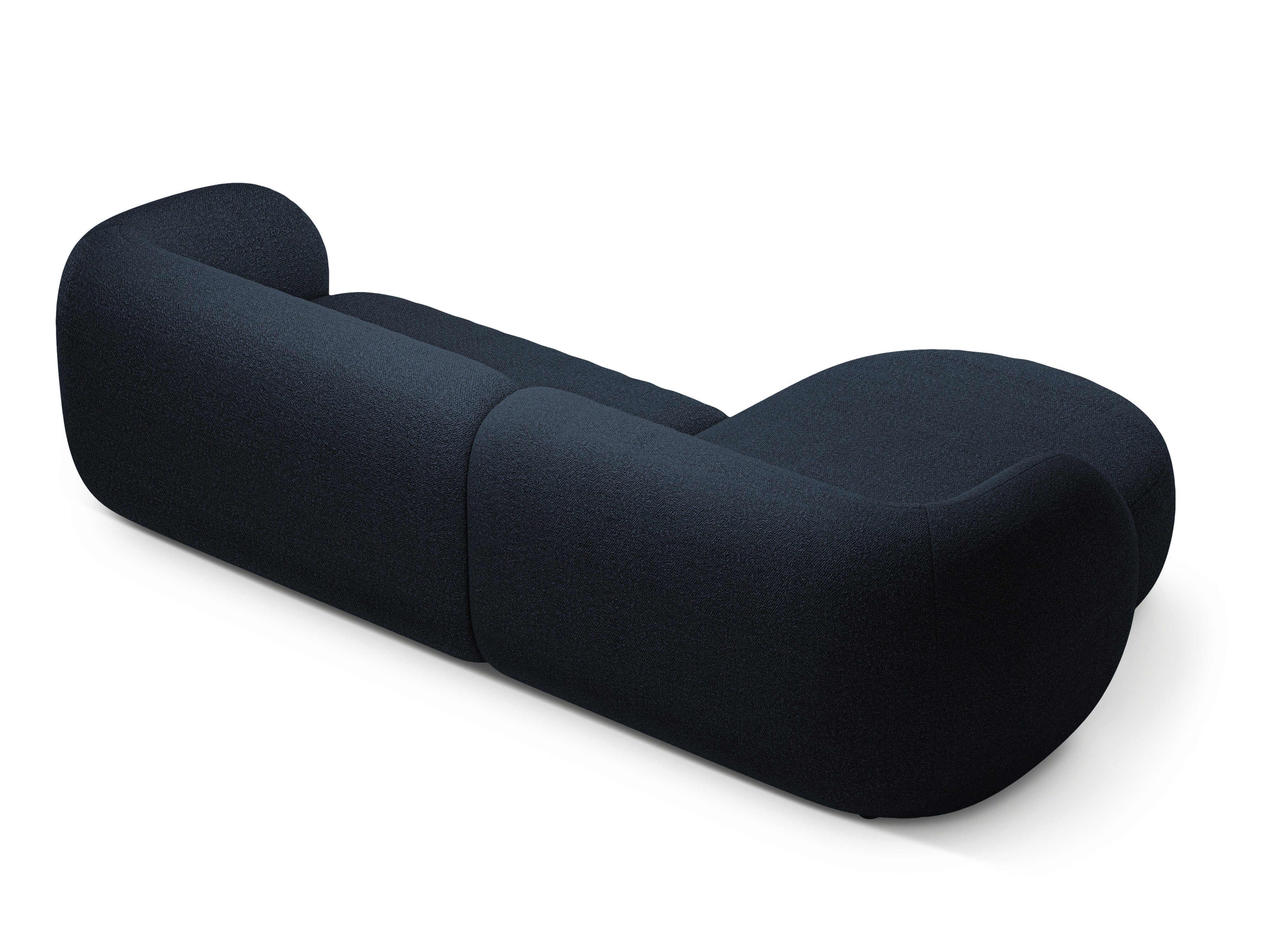 Rohová sedačka ľavostranná 3-miestna KATE granátová boucle