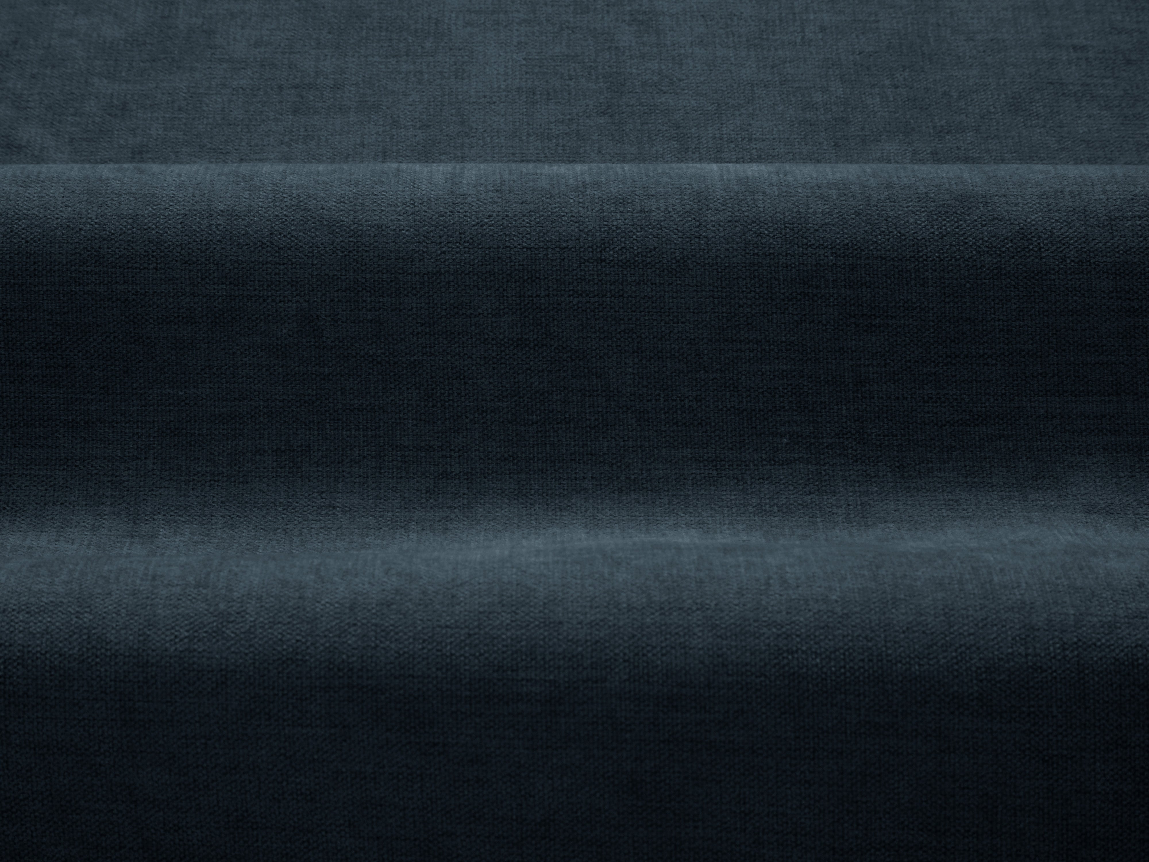 Left-handed 4-seater Torino navy blue corner