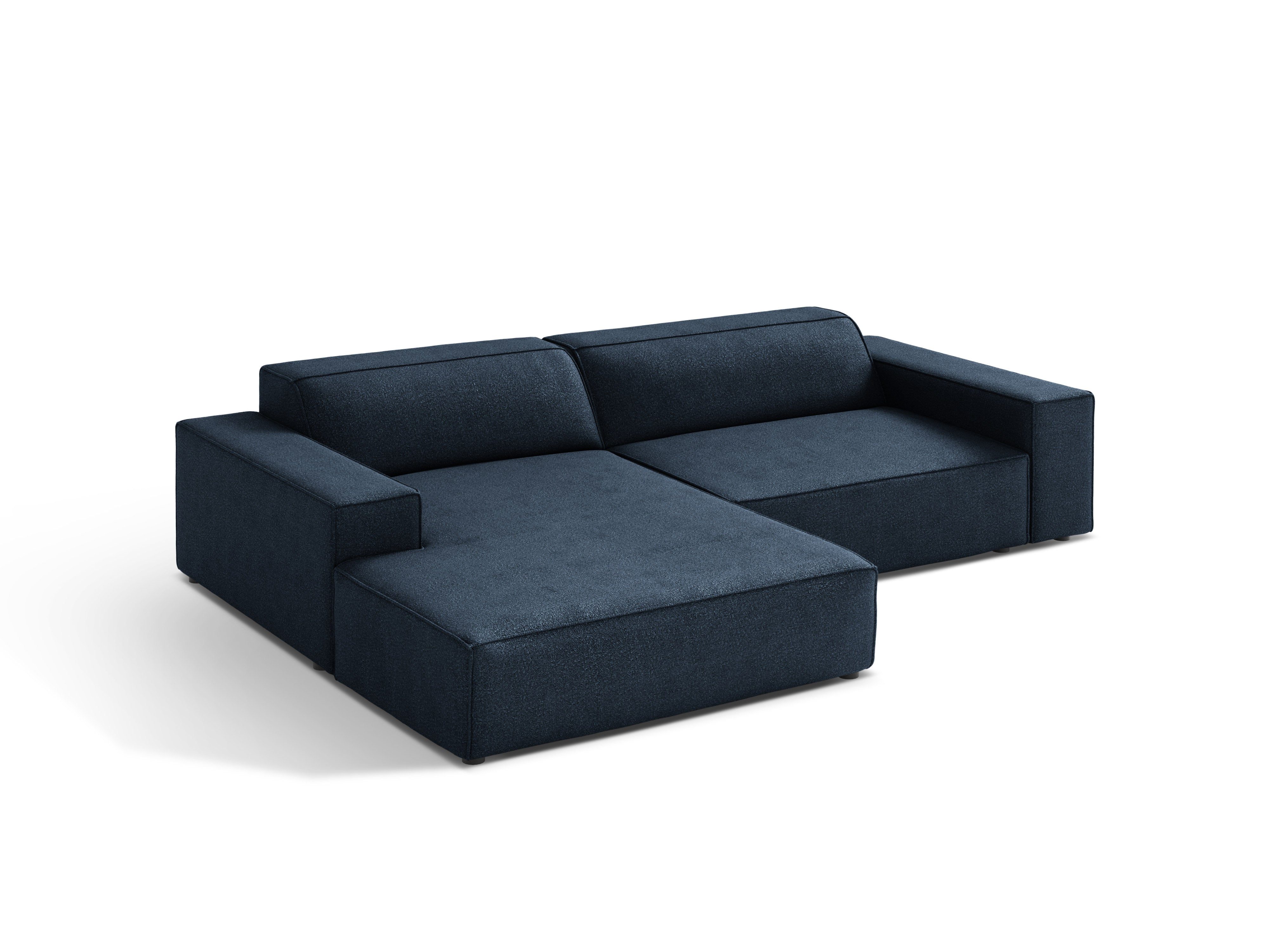 Trojsed levoúhlový JODIE v granátovej boucle látke