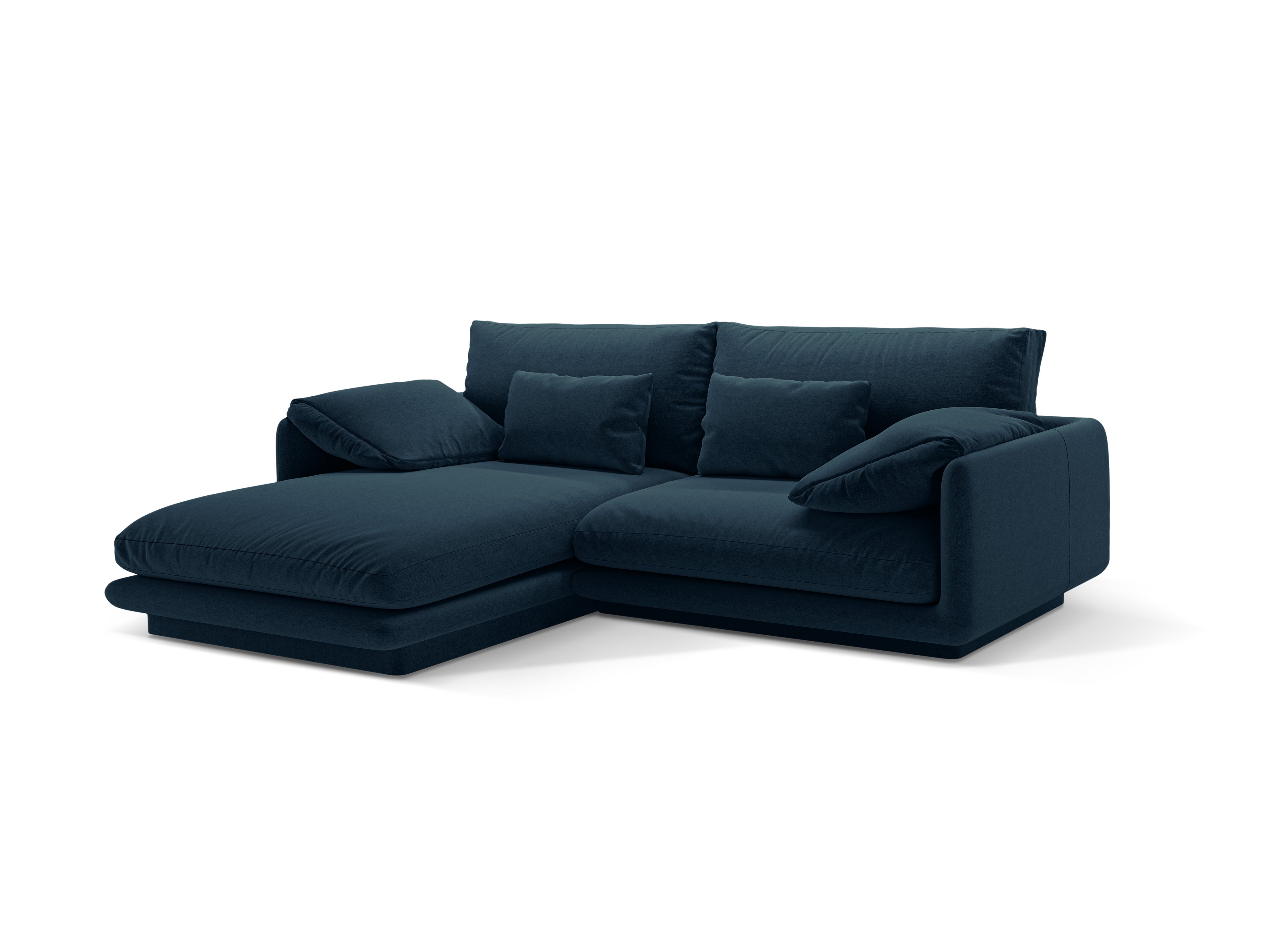 Left-handed 3-person corner Torino navy blue