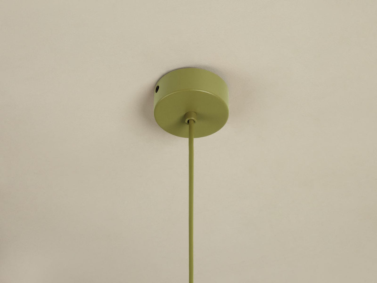 Lampa wisząca TIMBO jasnooliwkowy – ujęcie 5