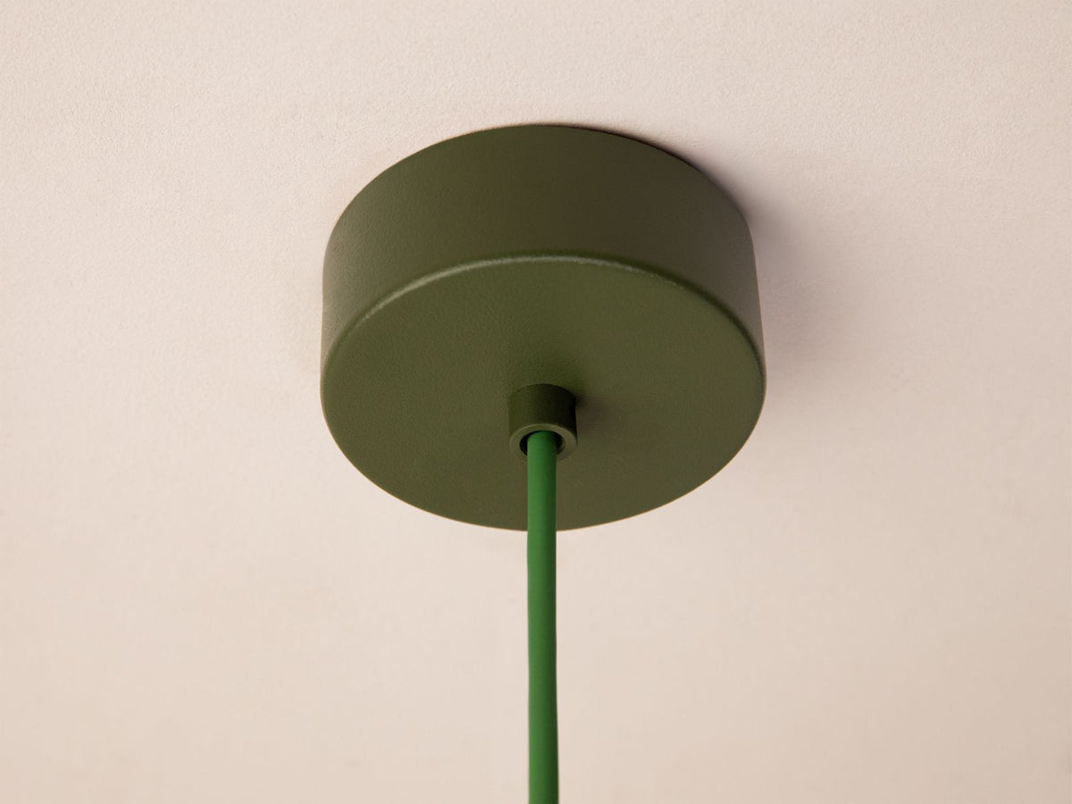 Lampa wisząca ORI zielony – ujęcie 5