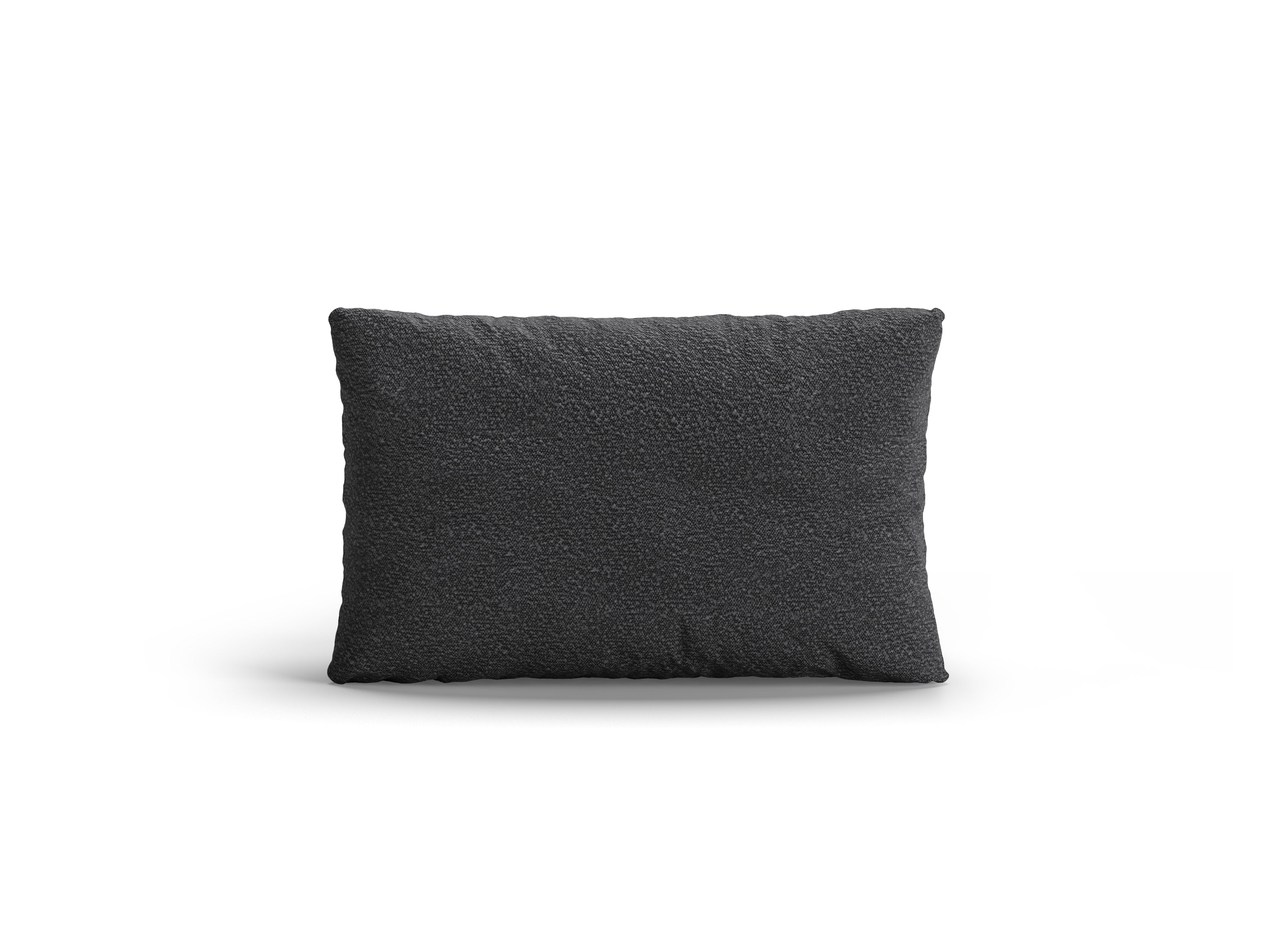 POPPY dark gray boucle pillow