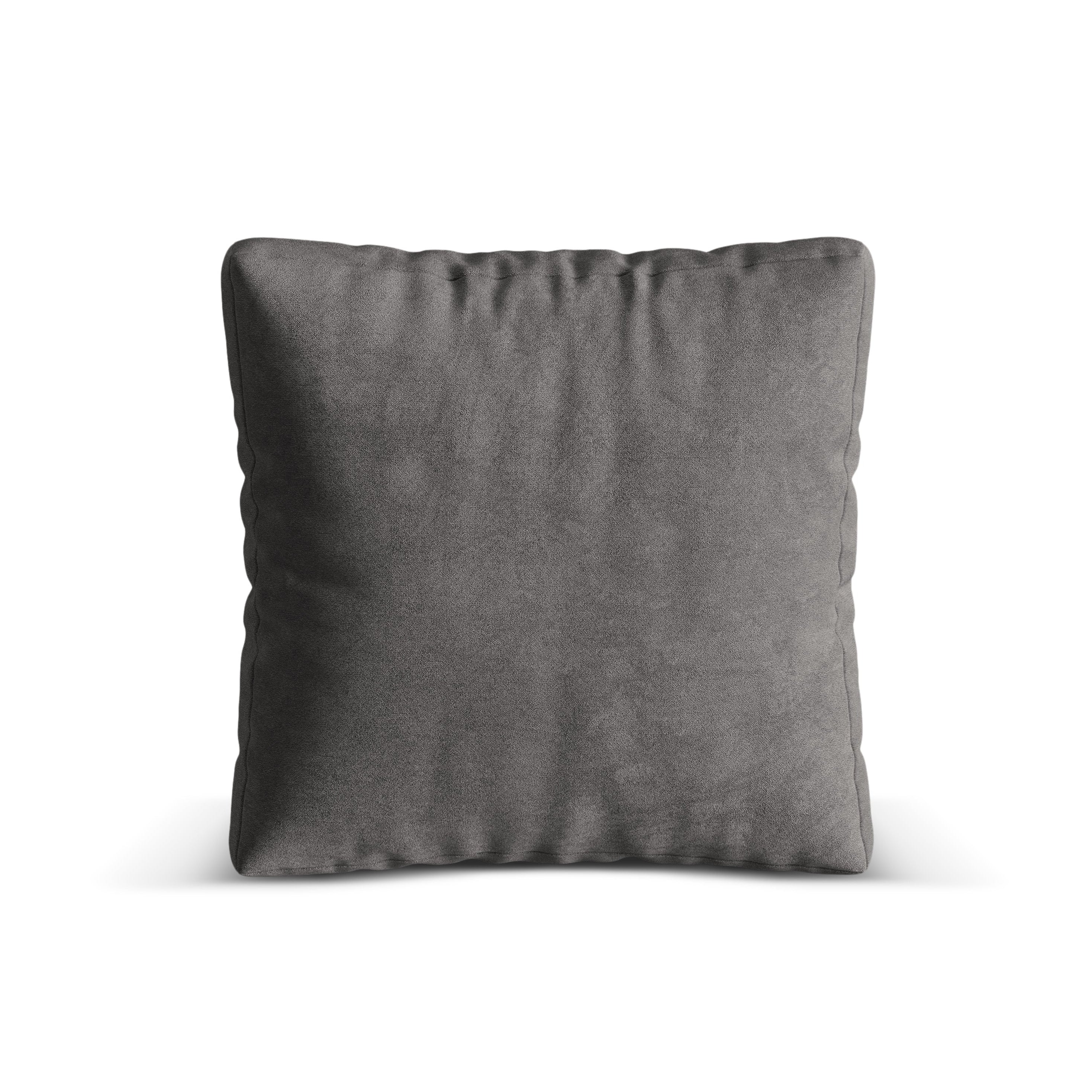 Martina gray velvet pillow