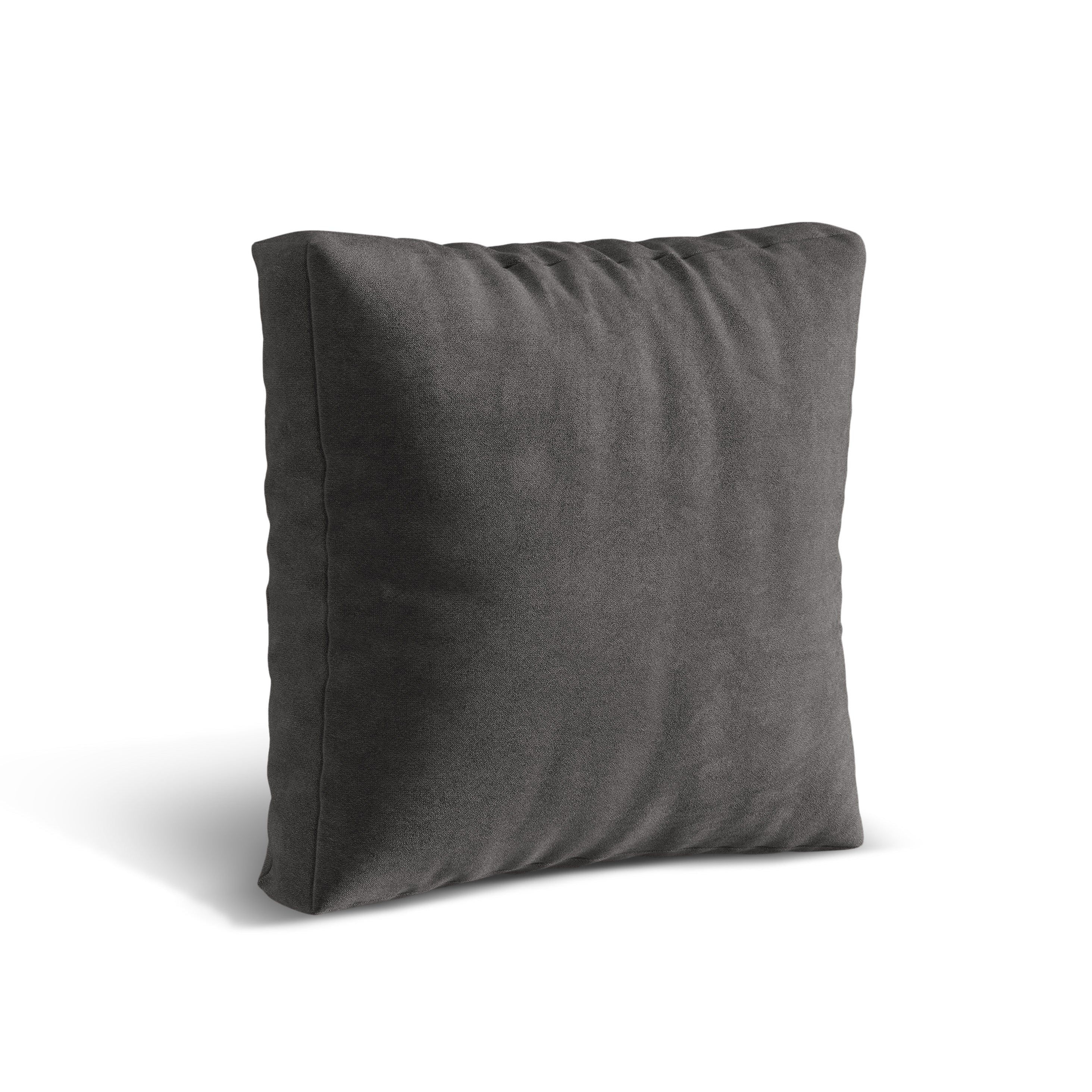 Martina gray velvet pillow