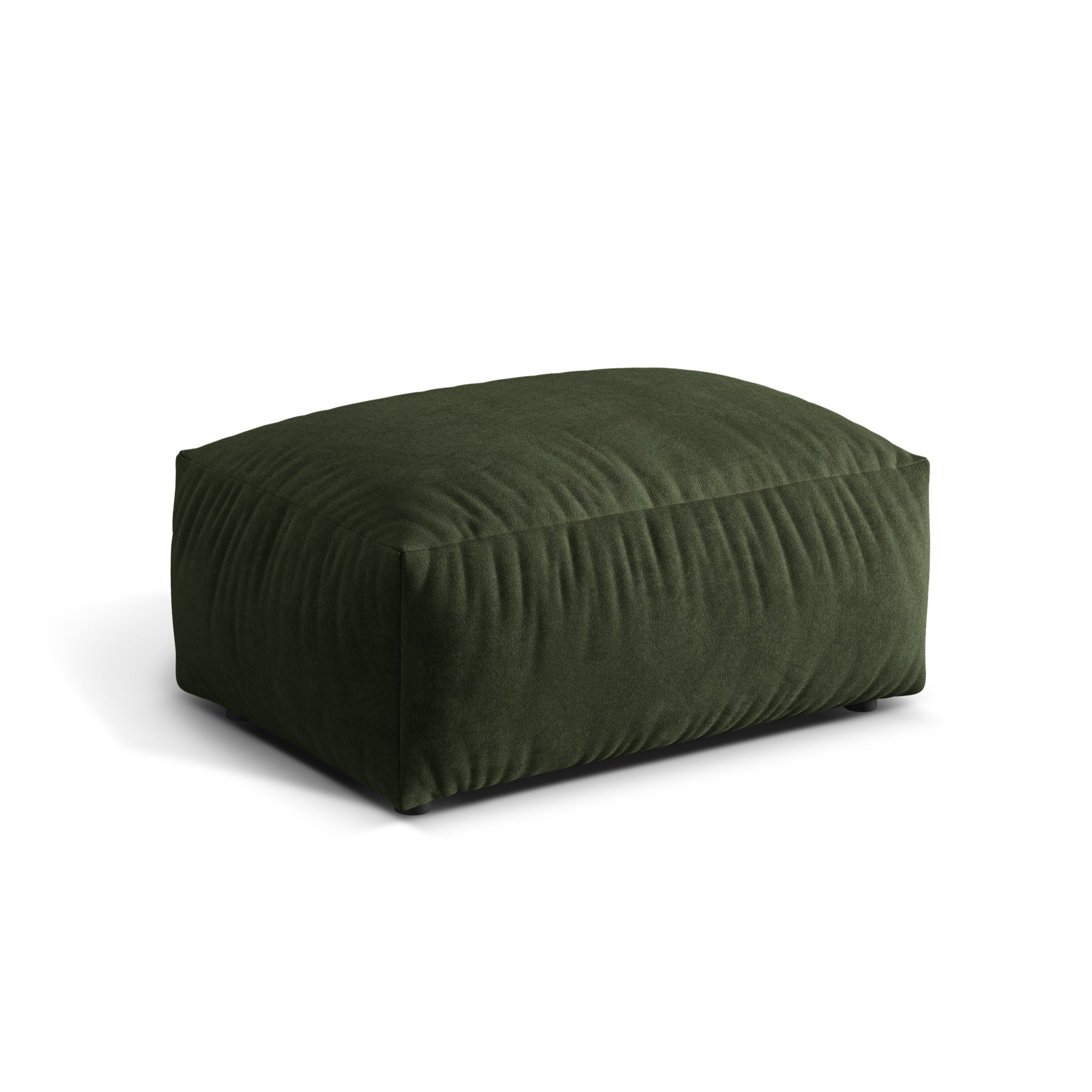 Puf zamatový MARTINA zelený