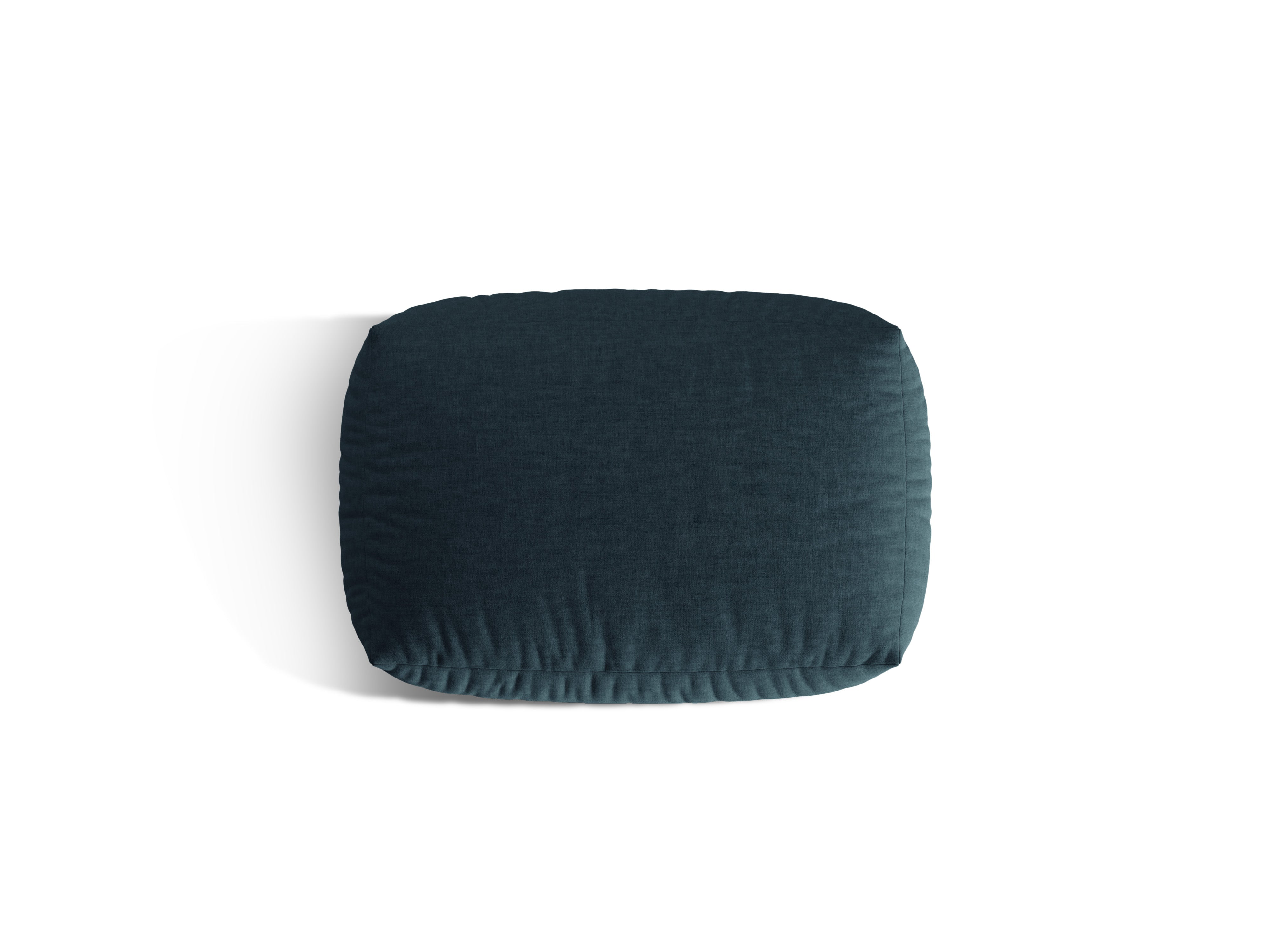 Blue denim martin pouf