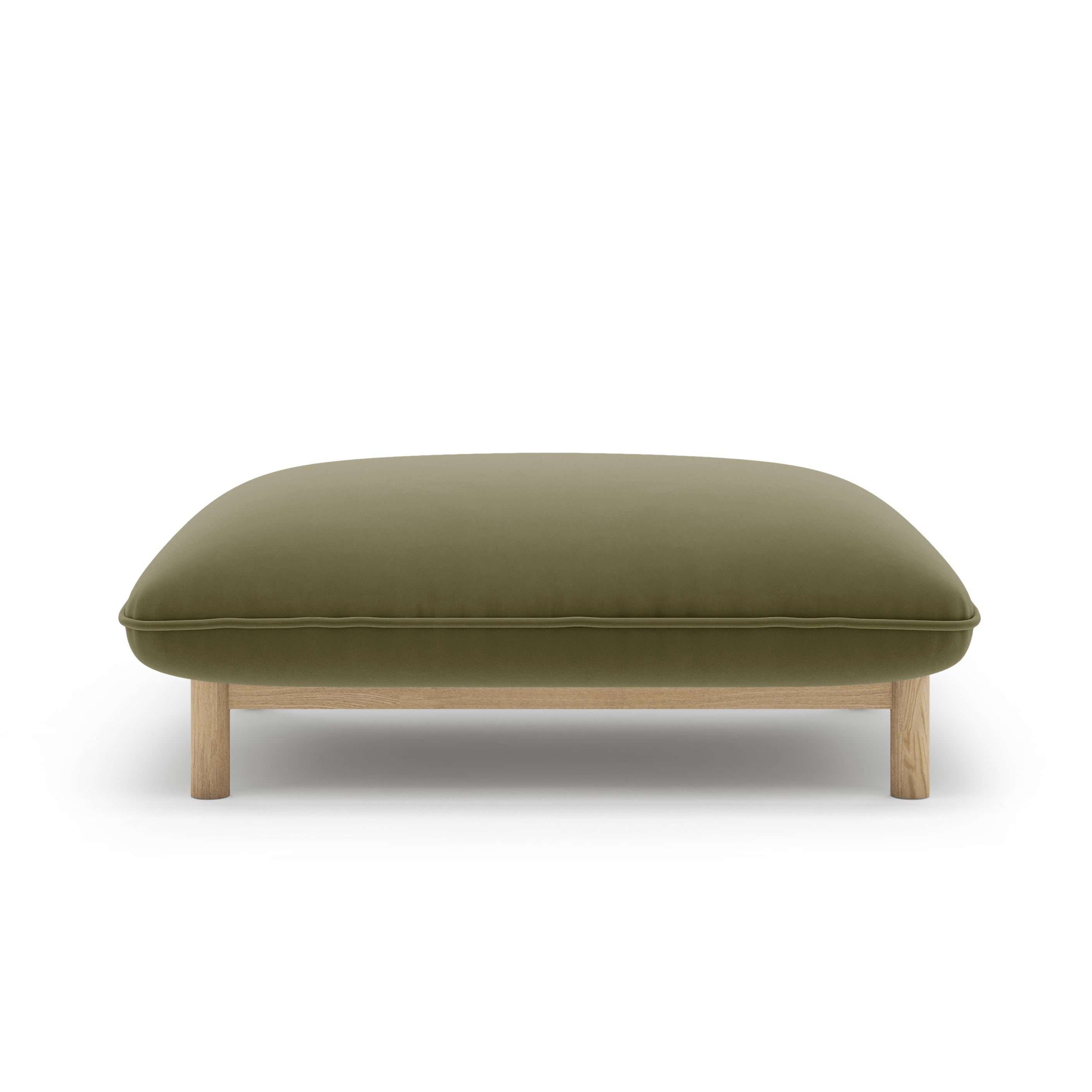 Puf zamatový ADA svetlozelený