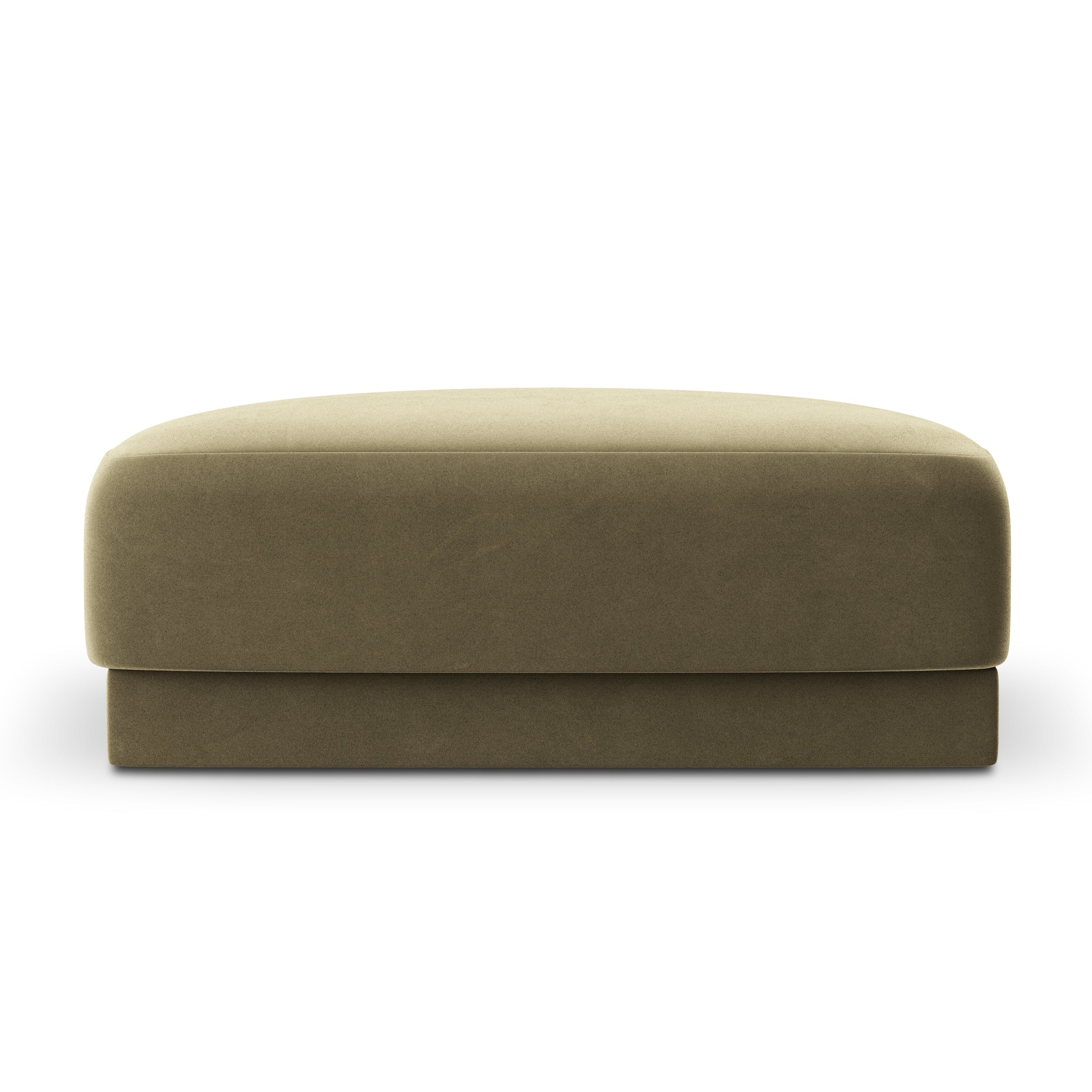 Puf aksamitny MILEY zielony Micadoni    Eye on Design